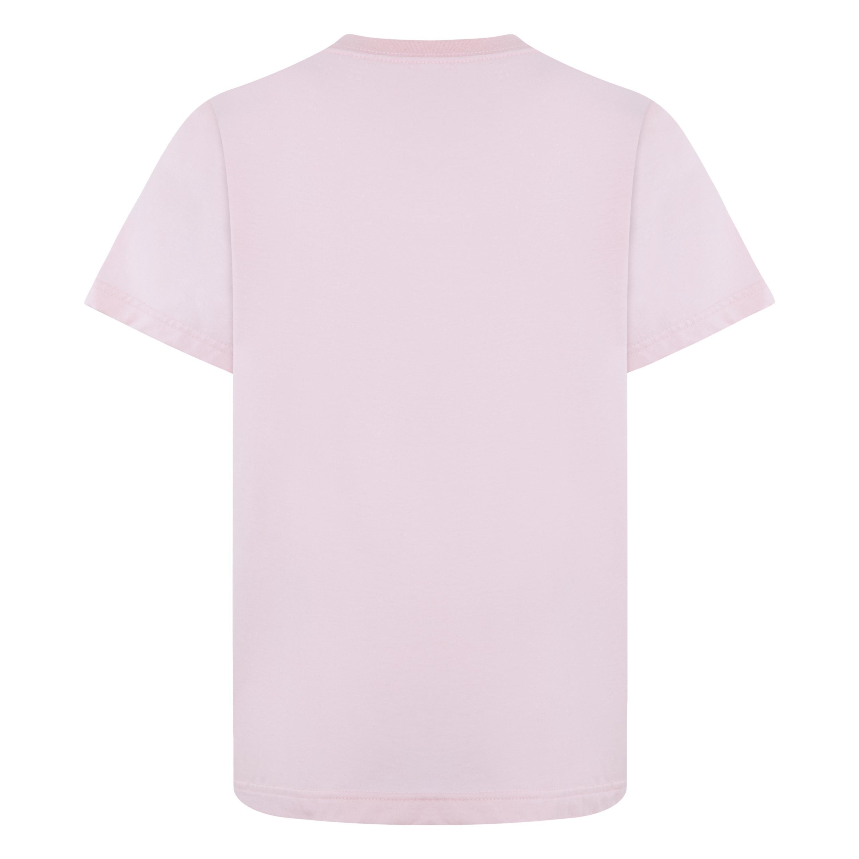 Jordan Gradient Stacked Big Girls' Pink Tee