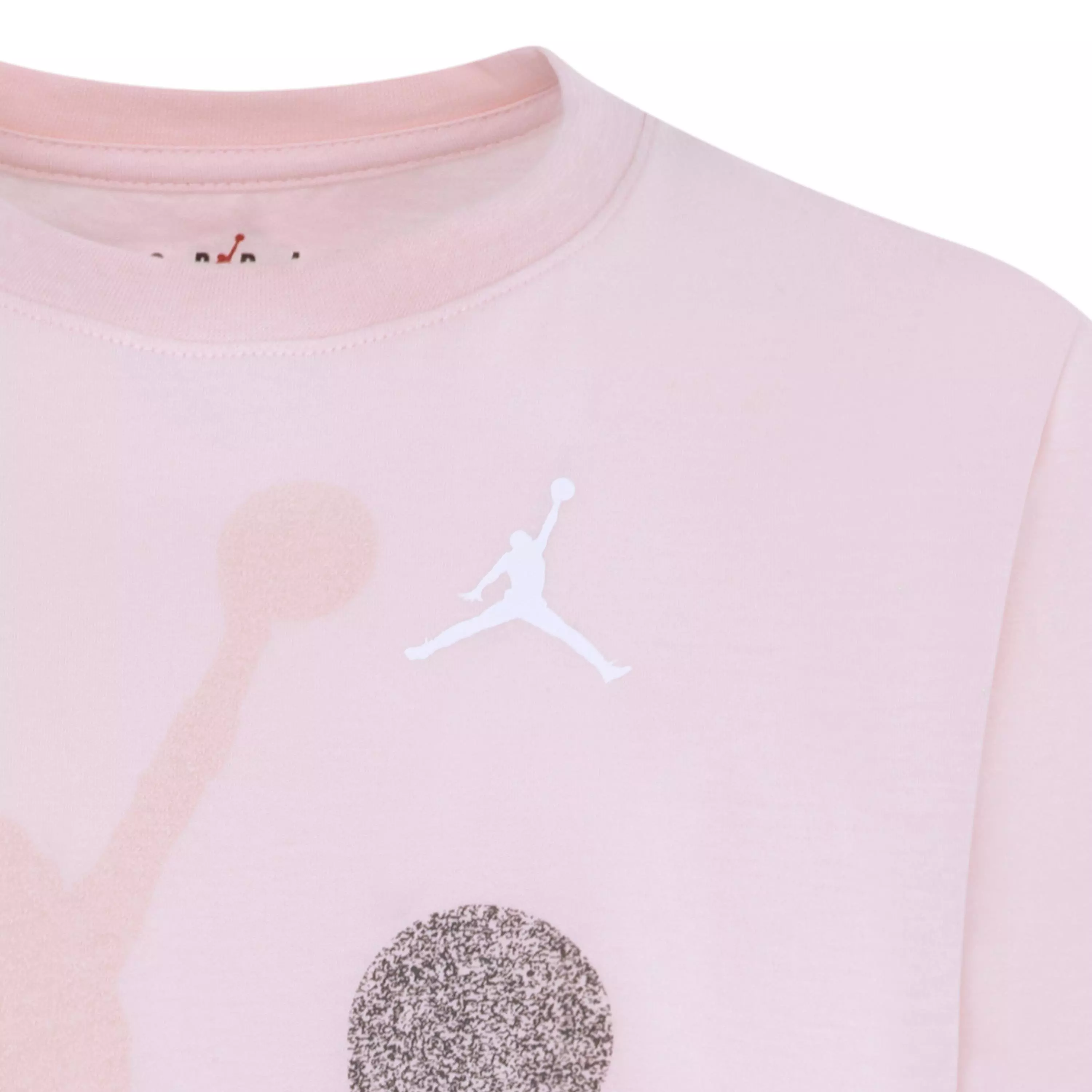 Jordan Big Girls' Gradient Stacked Tee - Pink - PINK