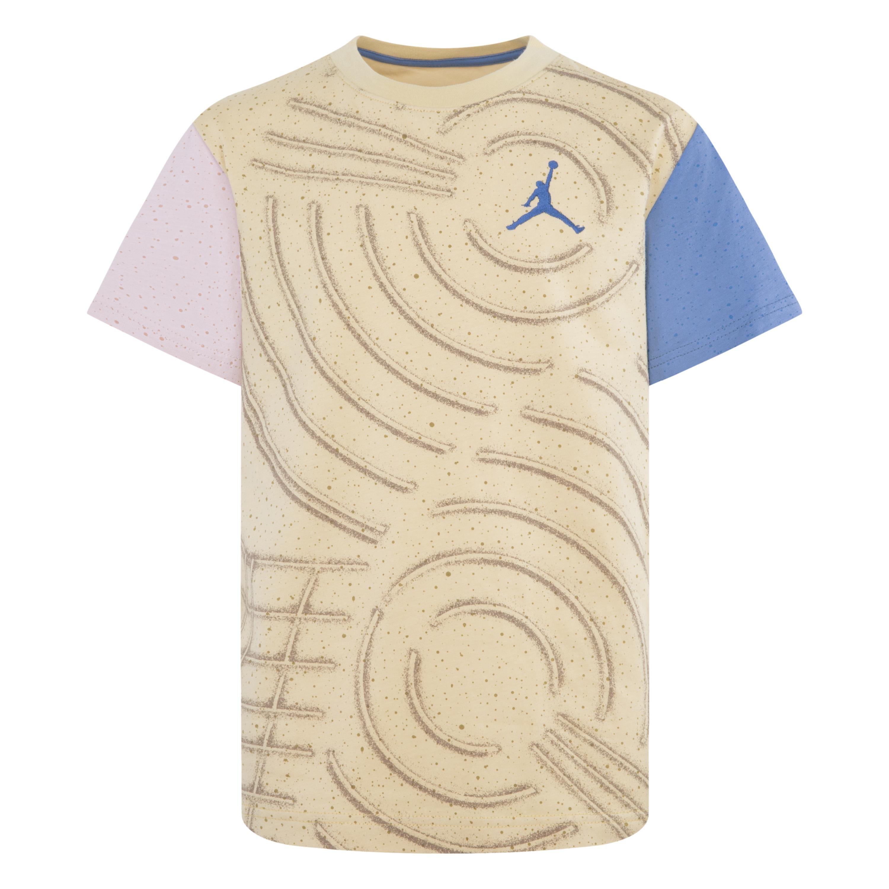 Jordan Big Girls' Zen Master Tee - BEIGE