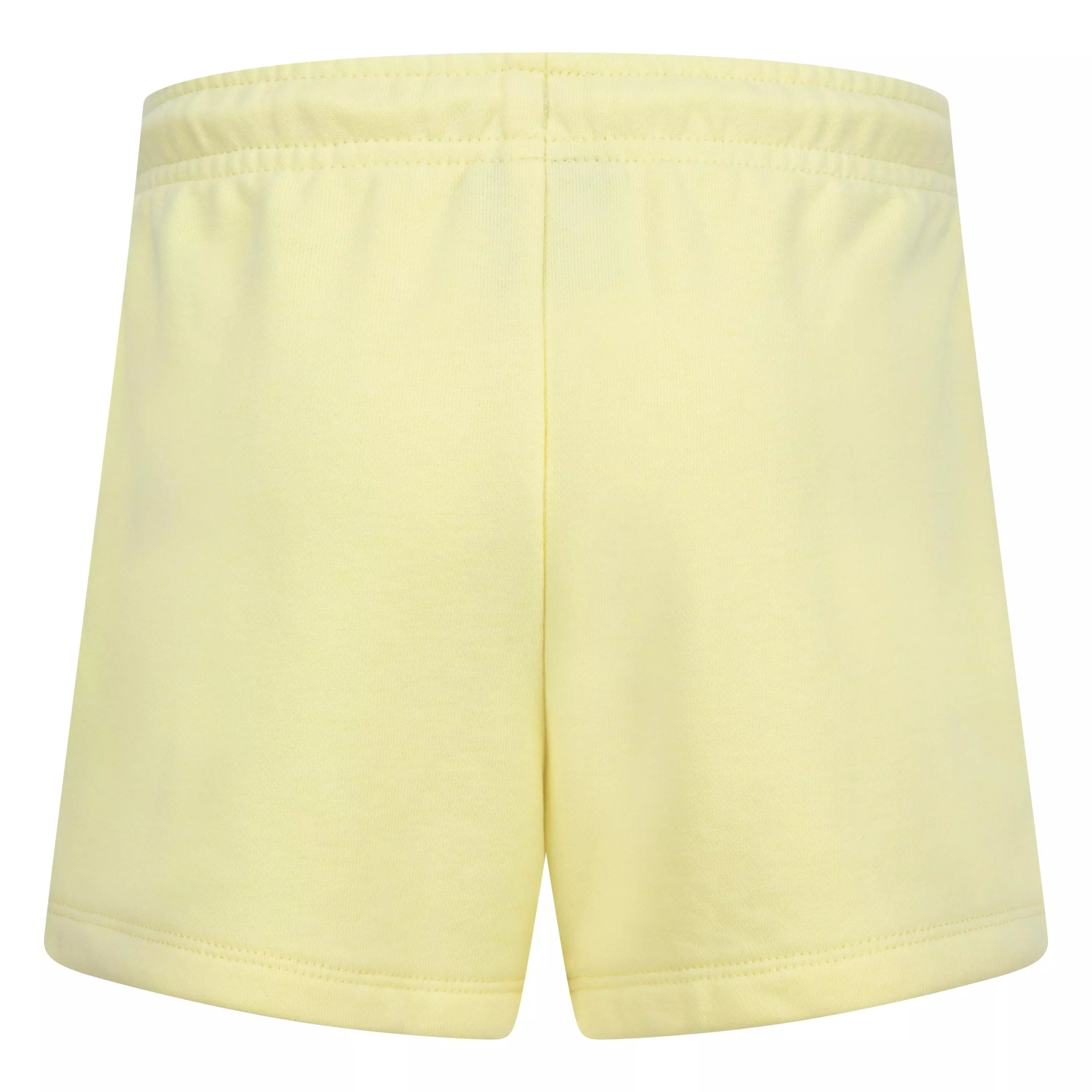 Jordan Big Girls' Essential Shorts - Laser Orange - YELLOW