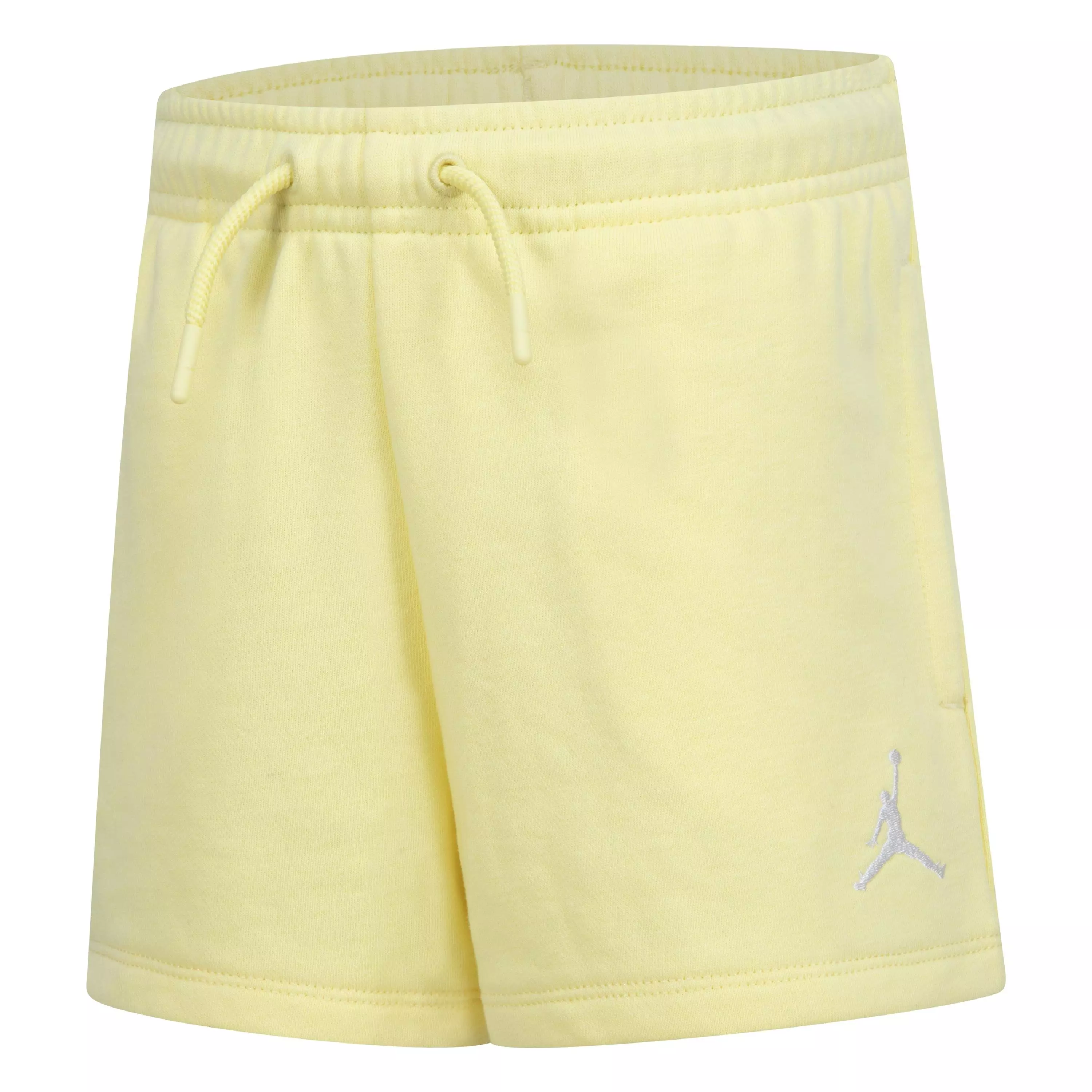Jordan Big Girls' Essential Shorts - Laser Orange - YELLOW