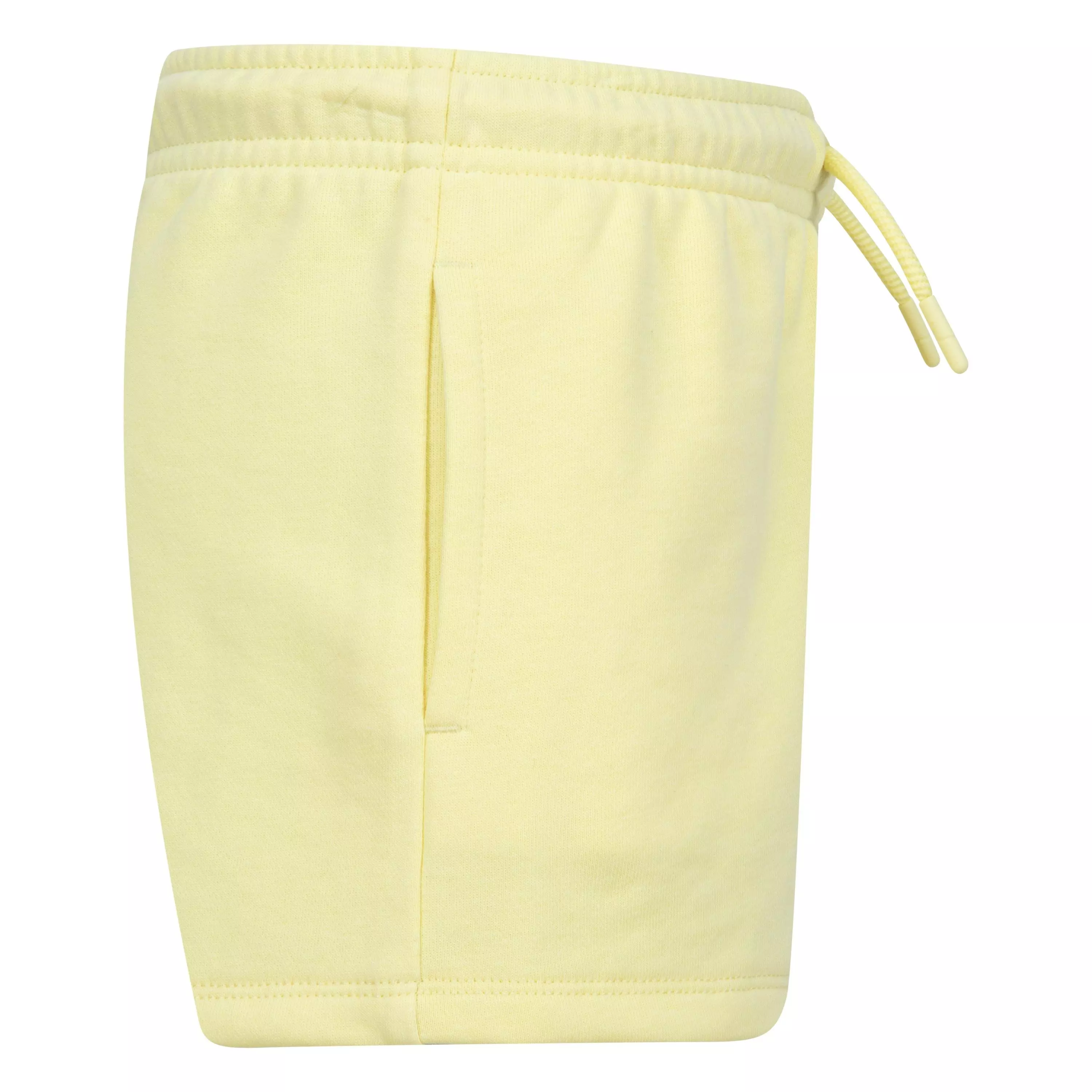 Jordan Big Girls' Essential Shorts - Laser Orange - YELLOW