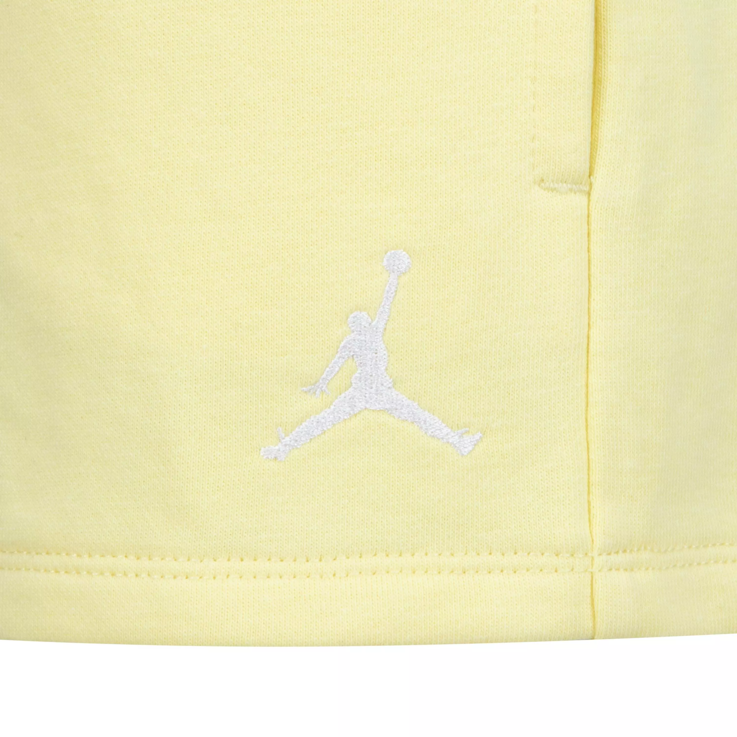 Jordan Big Girls' Essential Shorts - Laser Orange - YELLOW