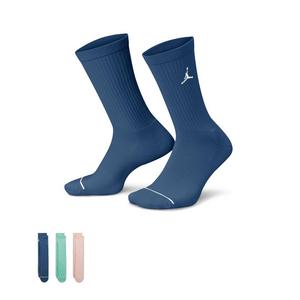 Jordan Everyday Crew Socks (3 Pairs)-Multi-Color