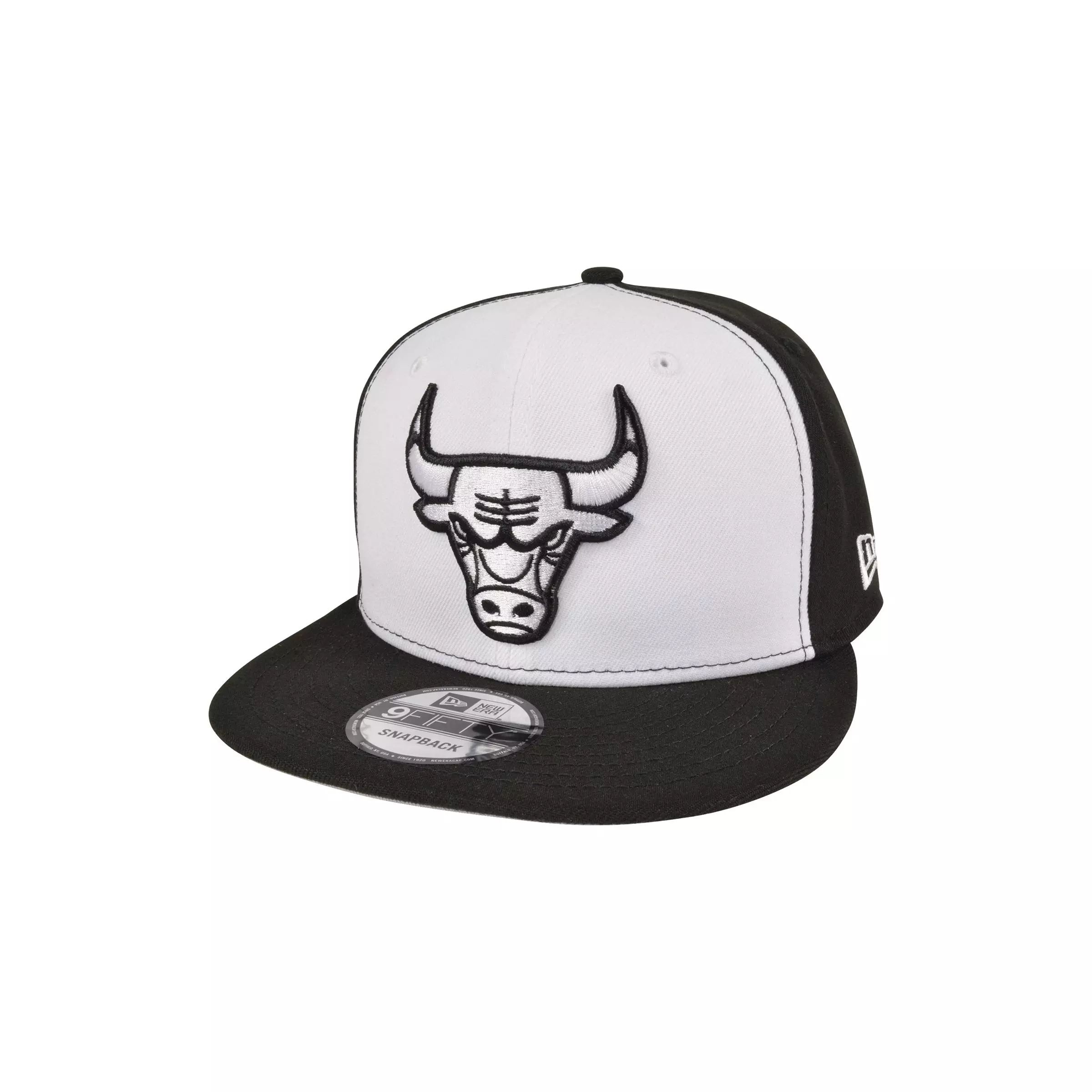 New Era Chicago Bulls 9FIFTY Retro High OG Snapback-Black/White - BLACK/WHITE