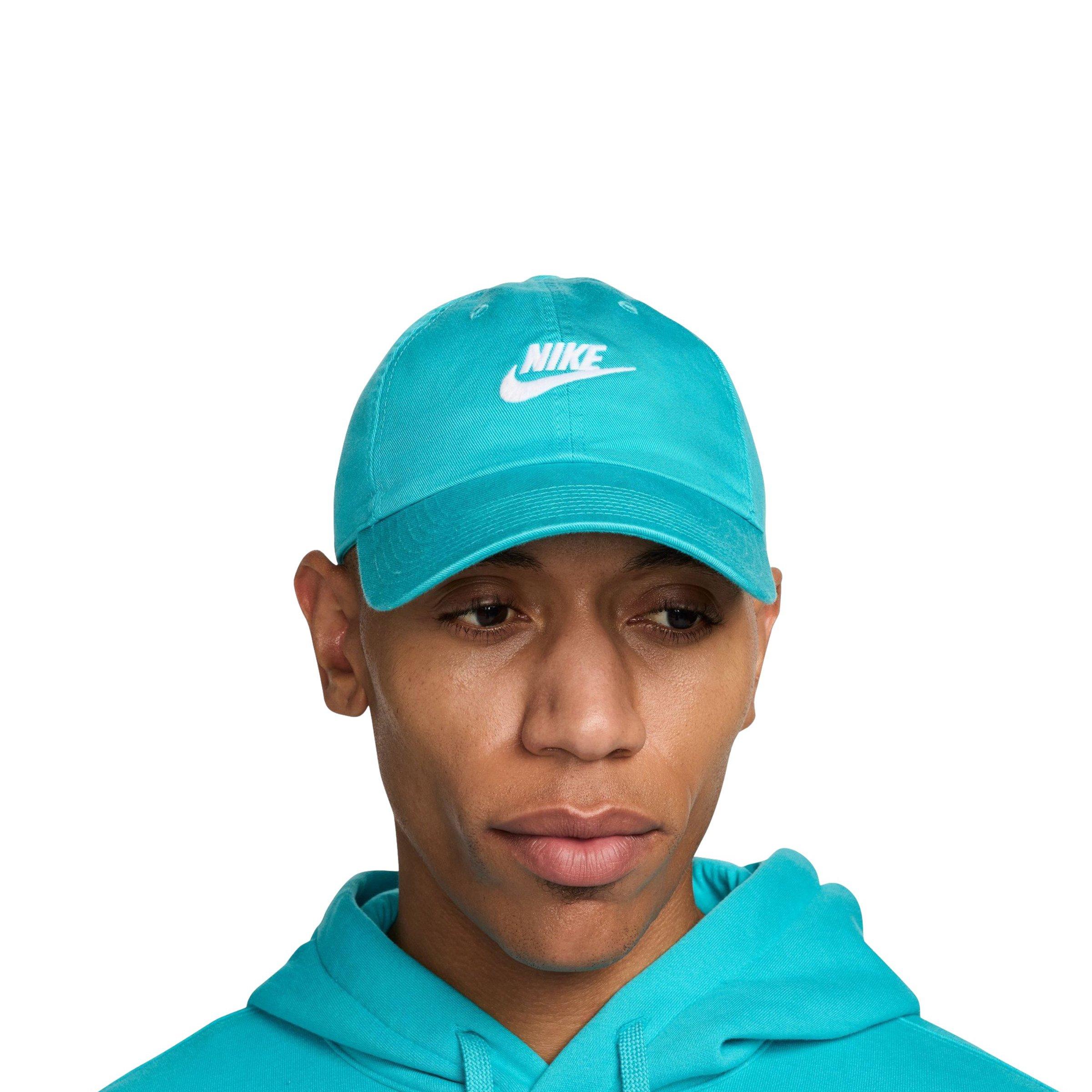 Nike Club Unstructured Futura Wash Cap-Teal - TEAL Thumbnail View 1