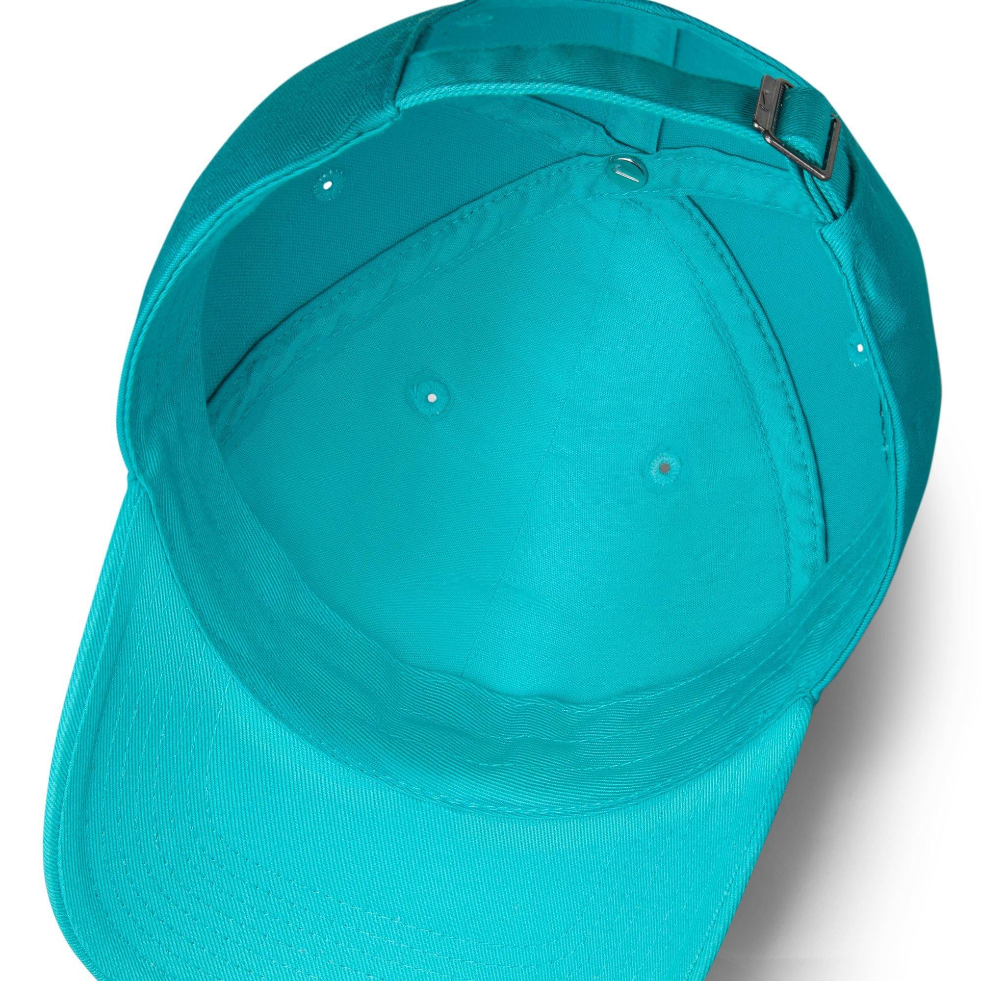 Nike Club Unstructured Futura Wash Cap-Teal - TEAL Thumbnail View 3