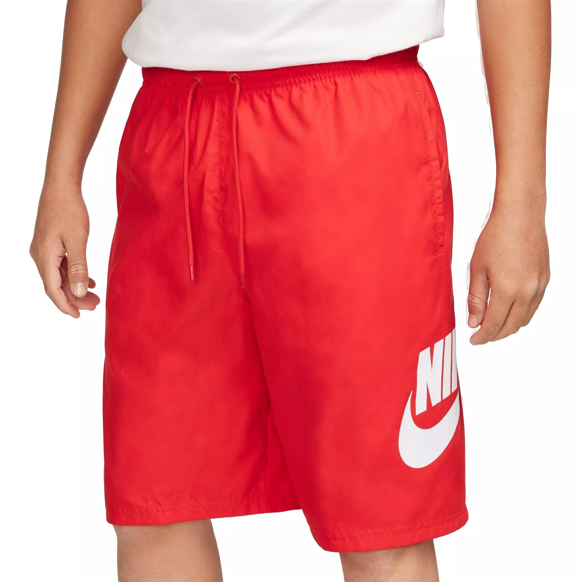 Nike Men's Club Woven Shorts - Red - RED