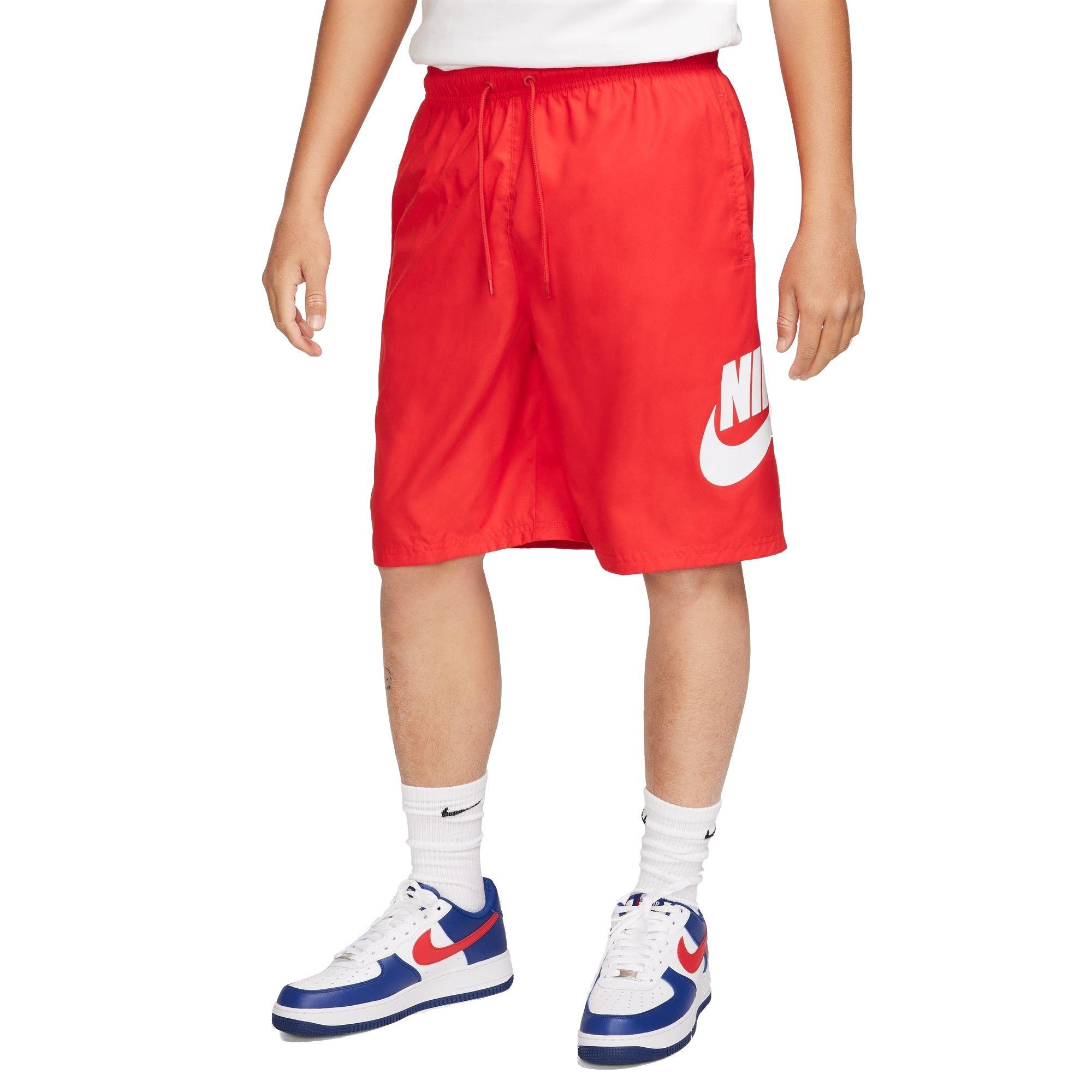 Nike Men's Club Woven Shorts - Red - RED Thumbnail View 3