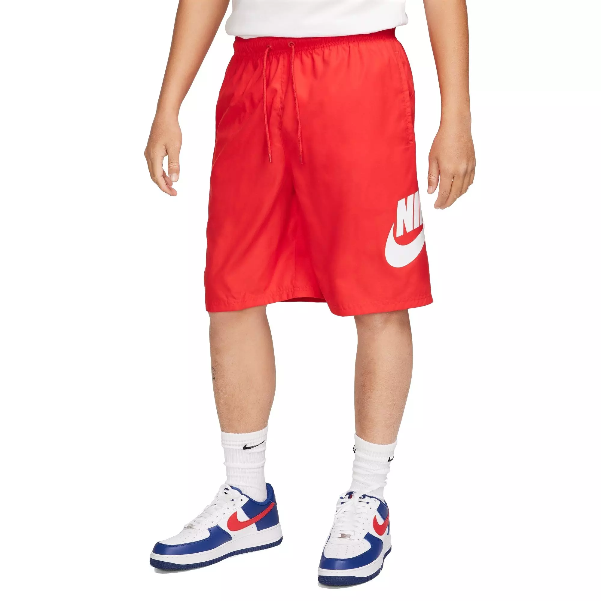 Nike Men's Club Woven Shorts - Red - RED