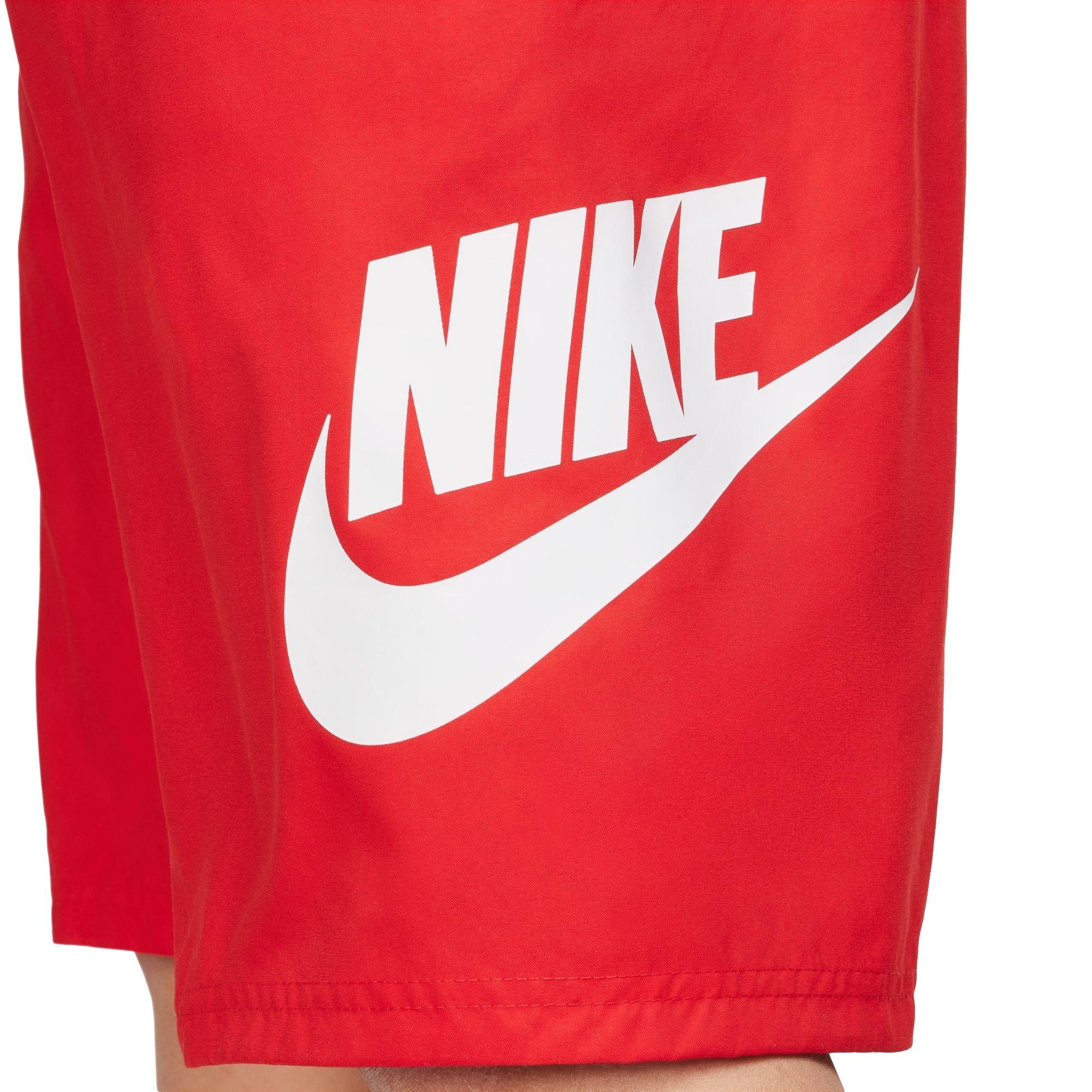 Nike Men's Club Woven Shorts - Red - RED Thumbnail View 6