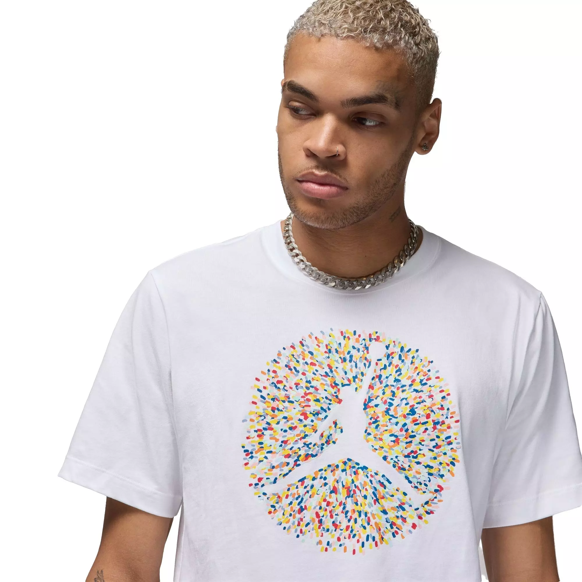 Jordan Men's Flight Essential Pool Tee - White - WHITE