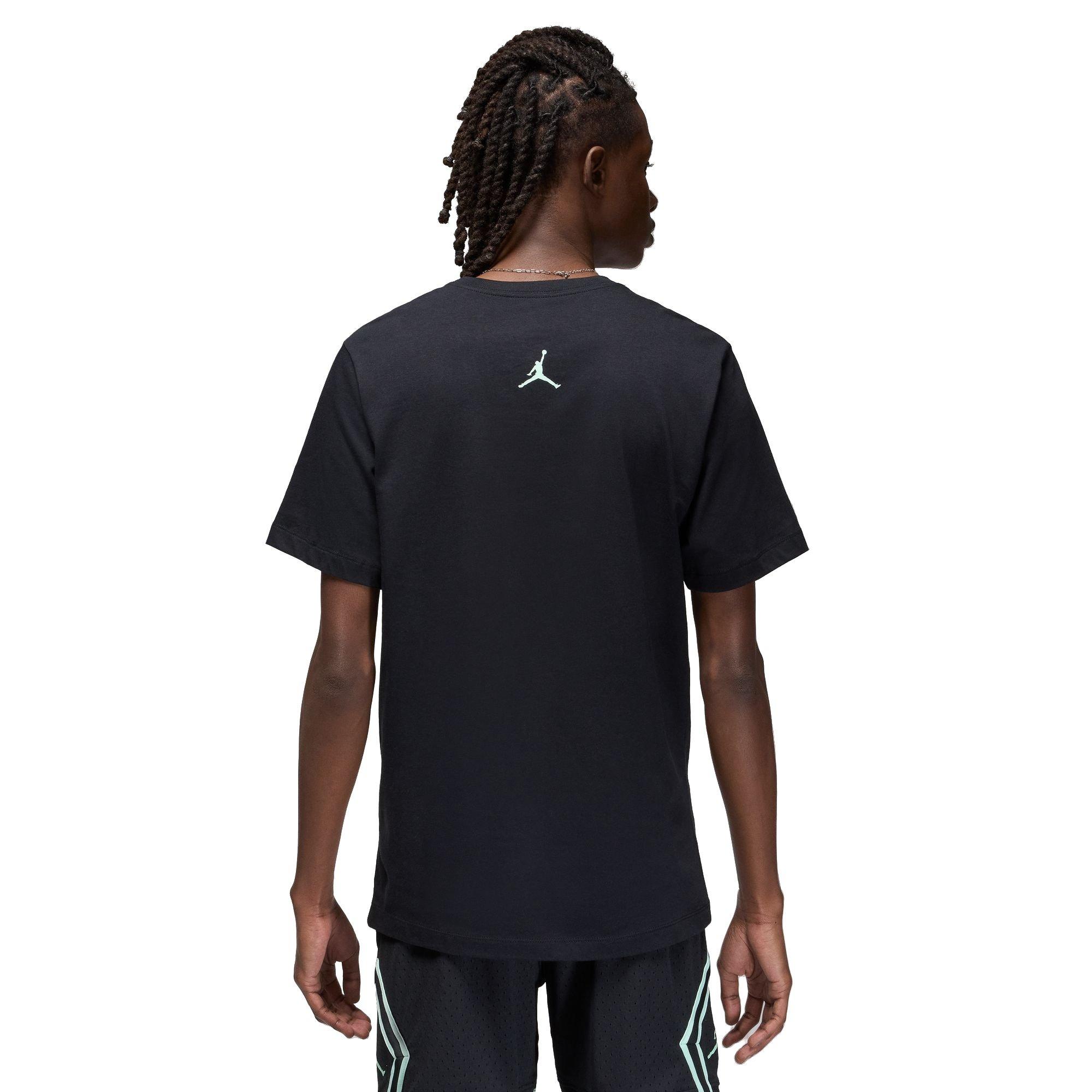 Jordan Men's Sport Dri-FIT Graphic Tee - Black - BLACK Thumbnail View 2