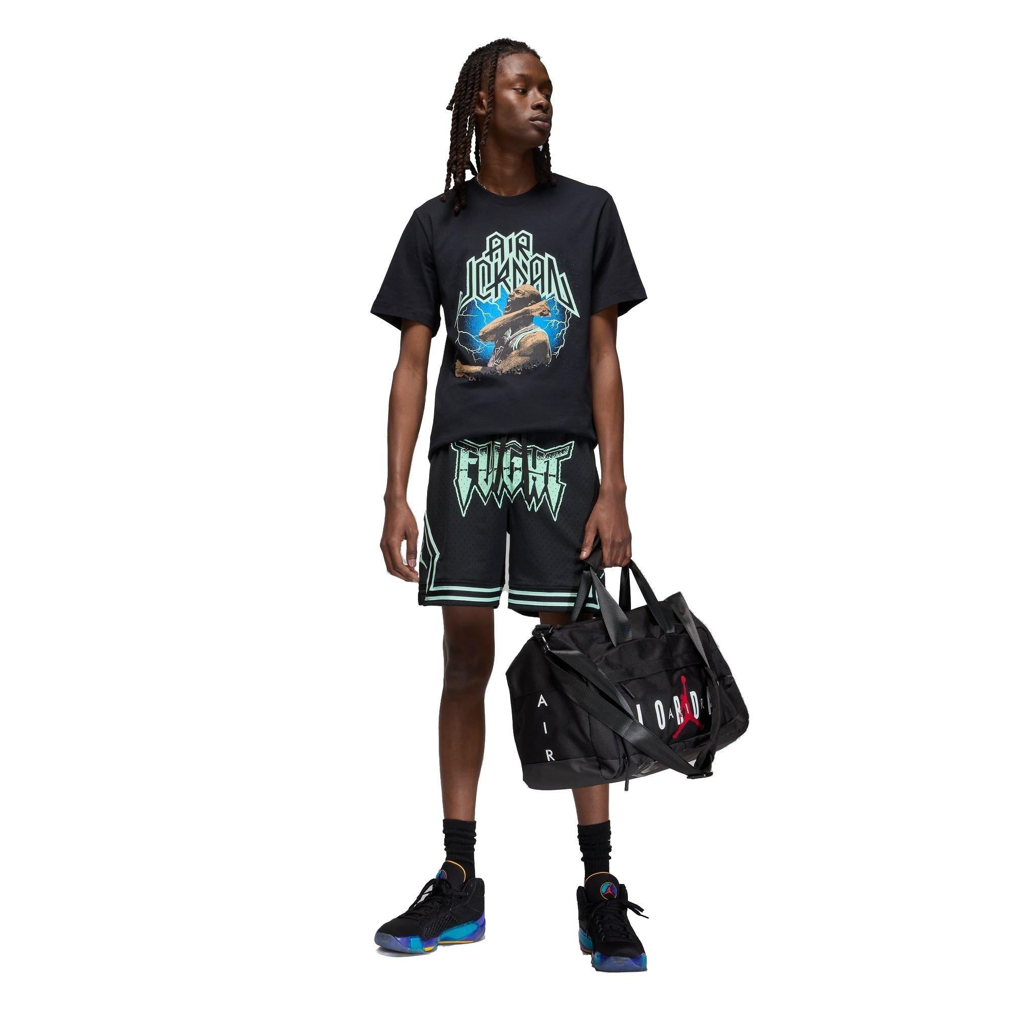 Jordan Men's Sport Dri-FIT Graphic Tee - Black - BLACK Thumbnail View 3