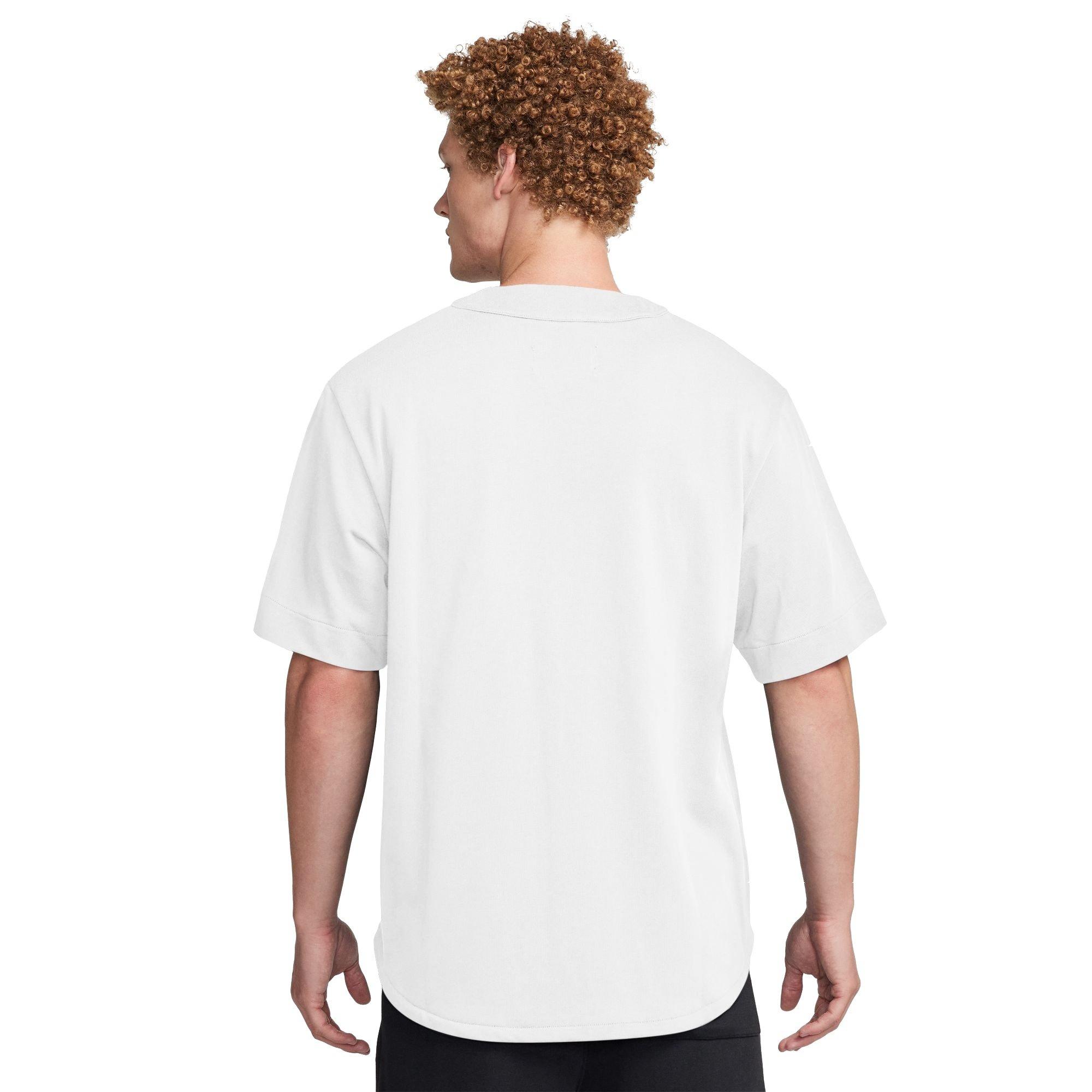 Jordan Men's Flight MVP Baseball Statement Top - White - WHITE Thumbnail View 2