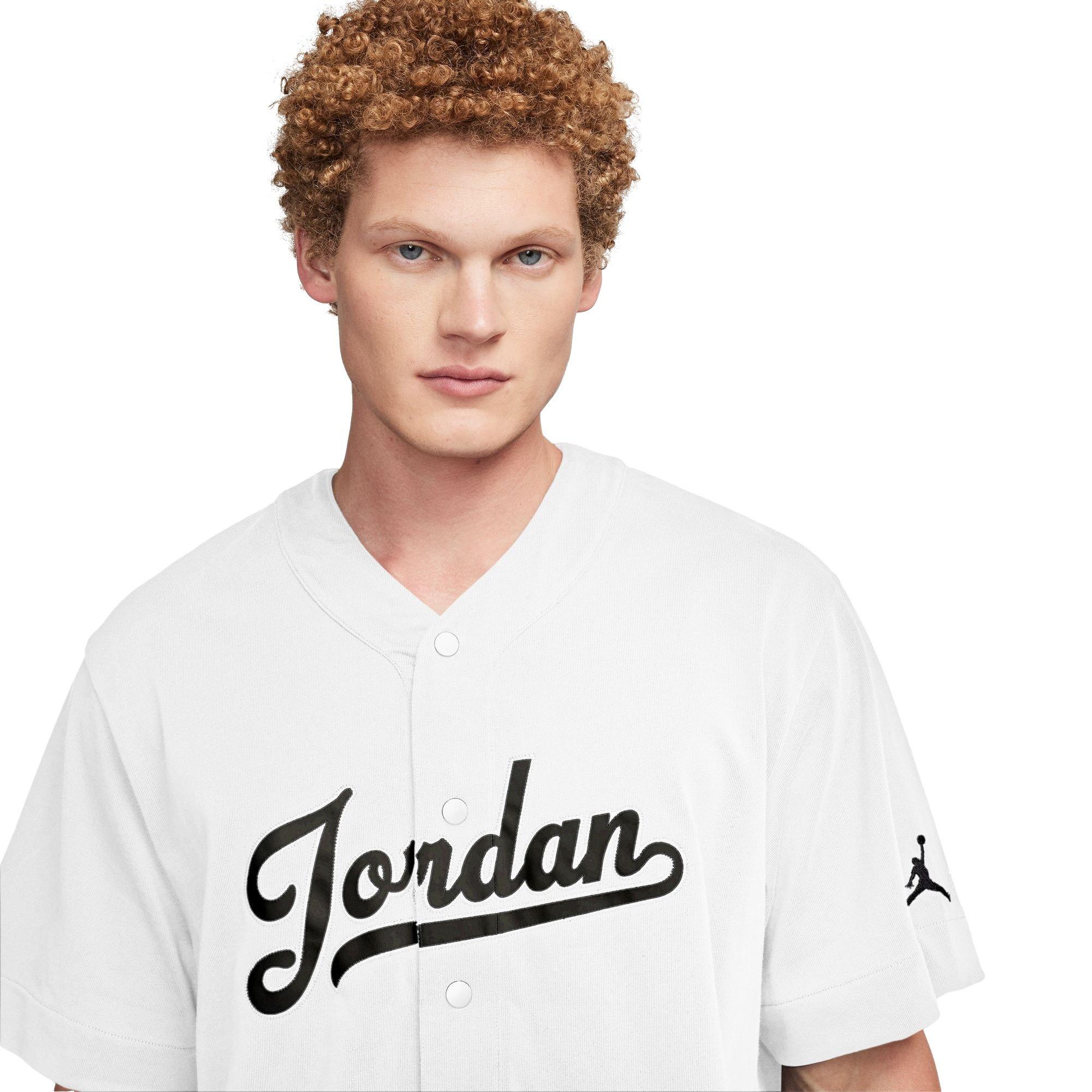 Jordan Men's Flight MVP Baseball Statement Top - White - WHITE Thumbnail View 3