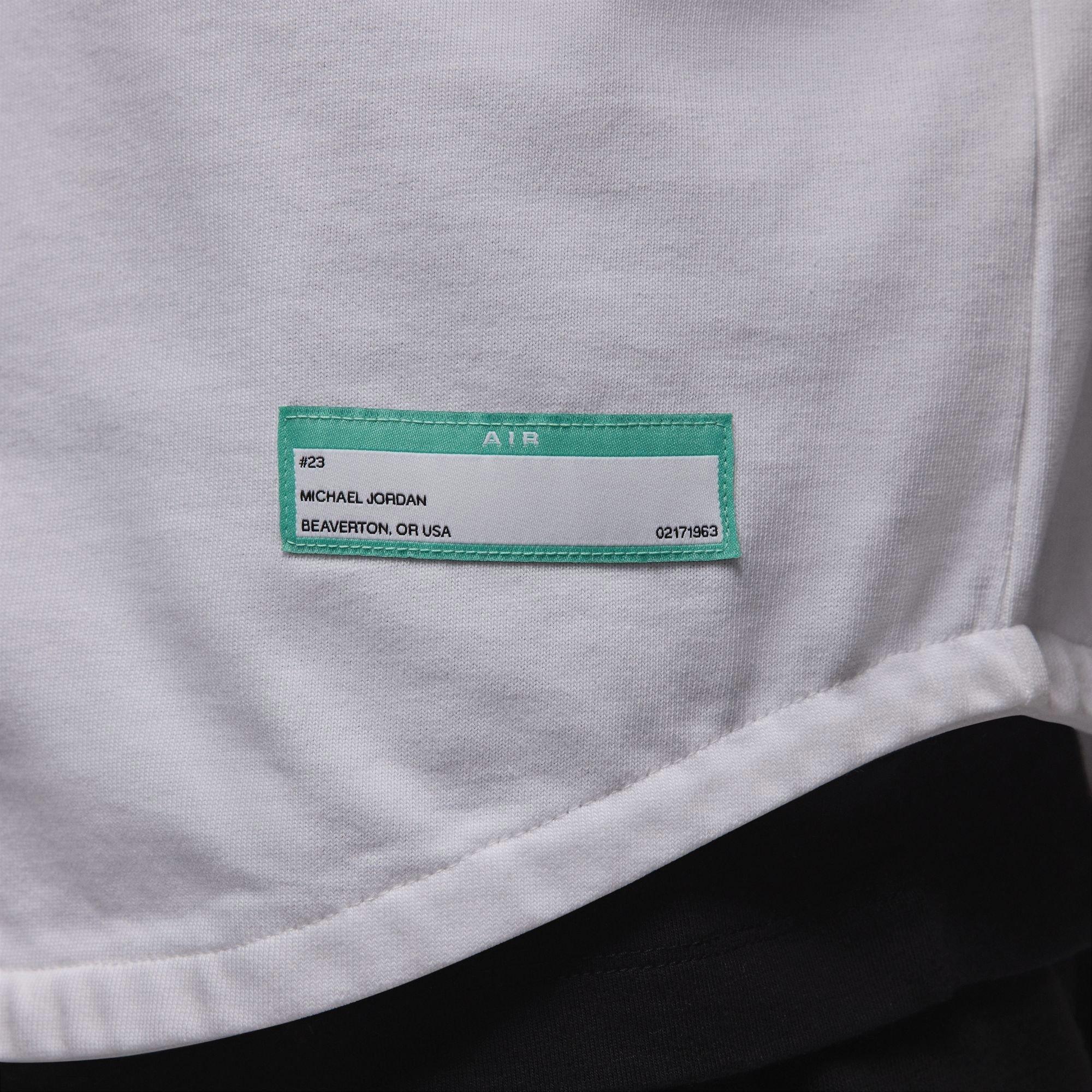 Jordan Men's Flight MVP Baseball Statement Top - White - WHITE Thumbnail View 6