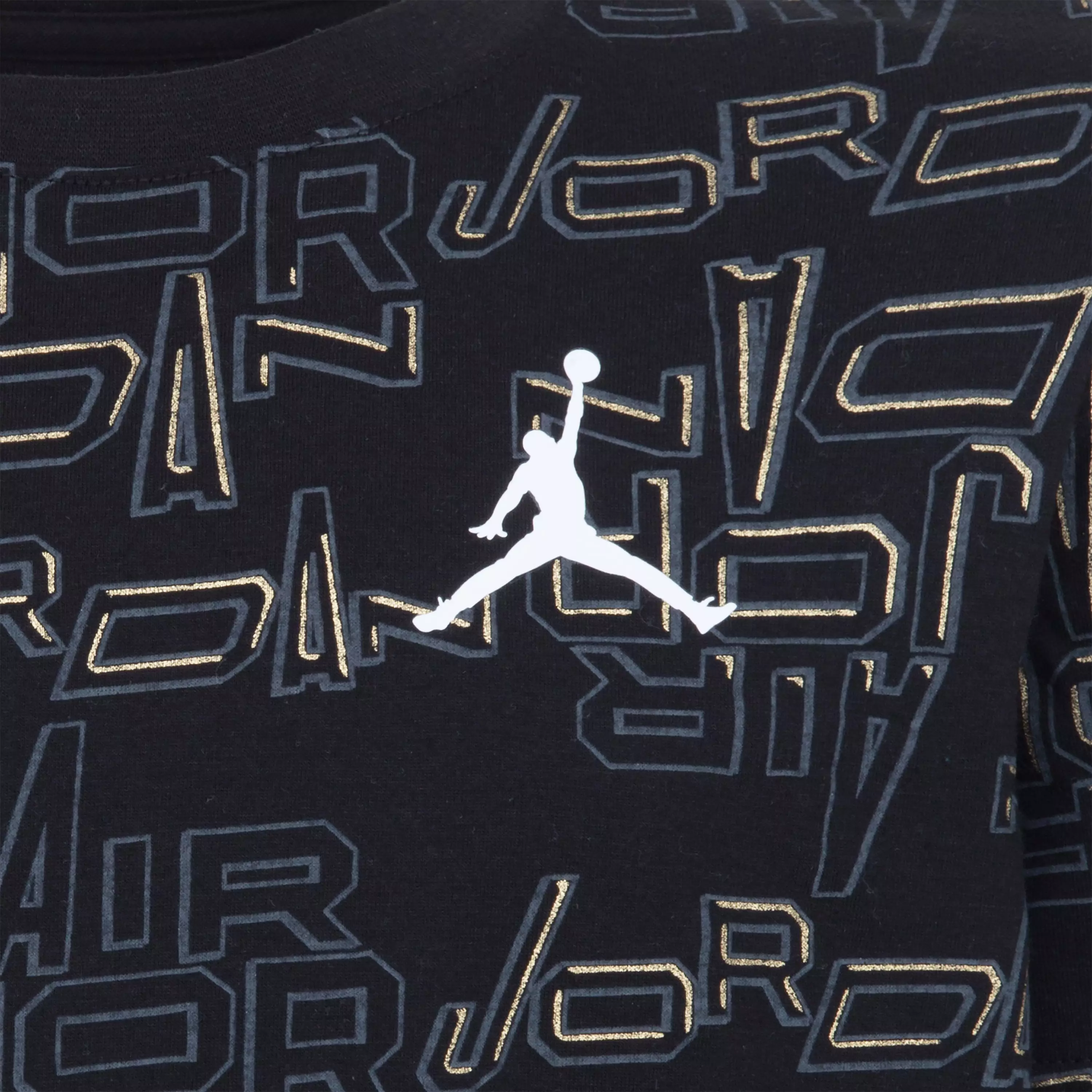 Jordan Big Boys' Clear Lane Tee - BLACK