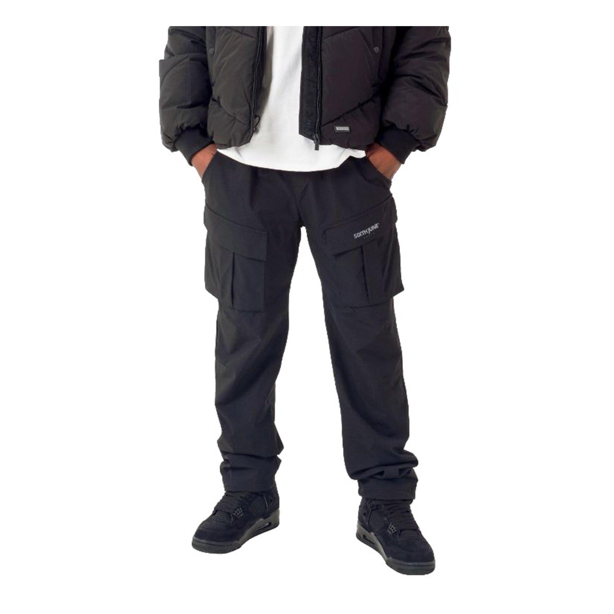 Sixth June Men's Nylon Tech Pants - Black - CREAM