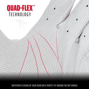 Franklin Youth CFX Pro White Batting Gloves - Medium