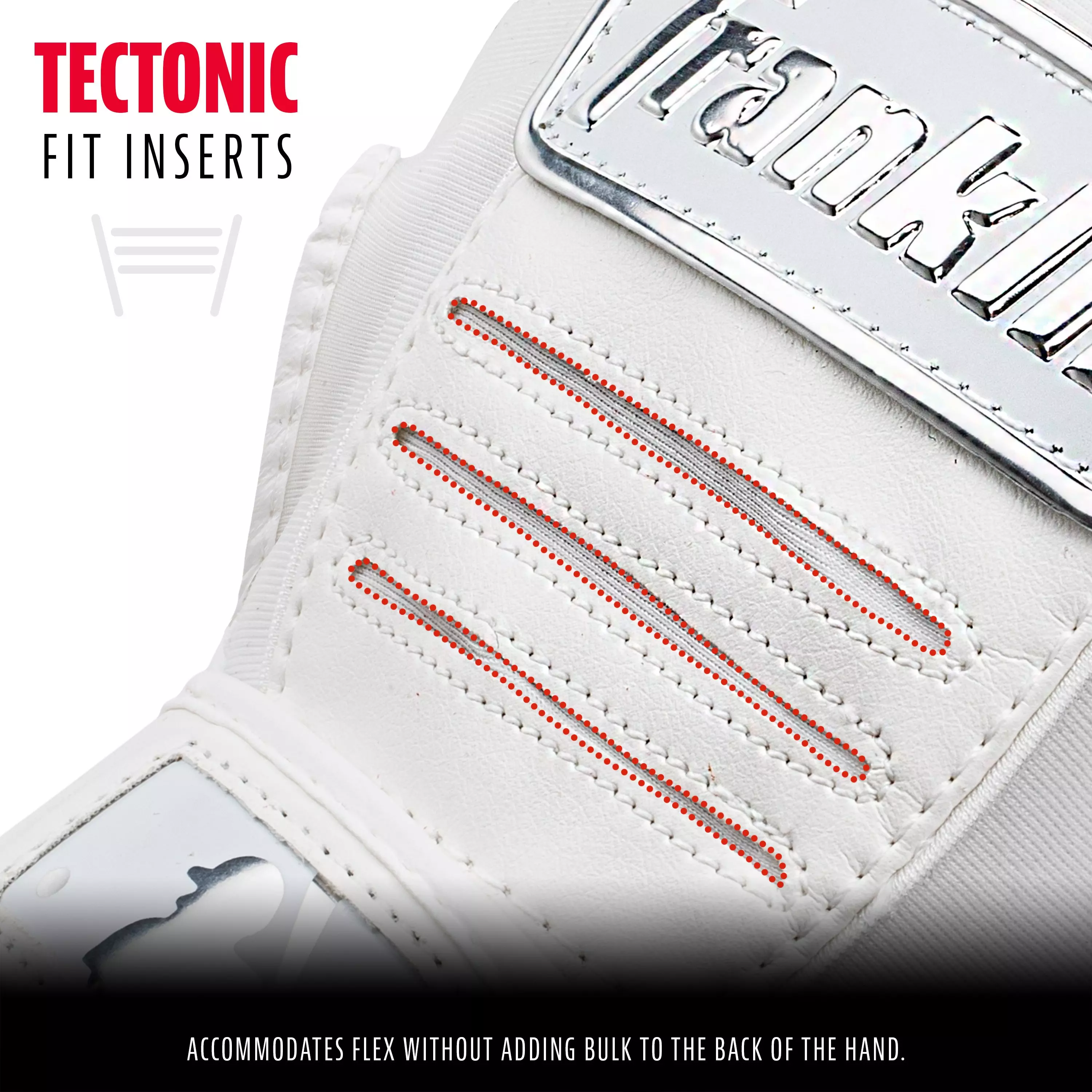 Franklin Youth CFX Pro White Batting Gloves - Medium - WHITE