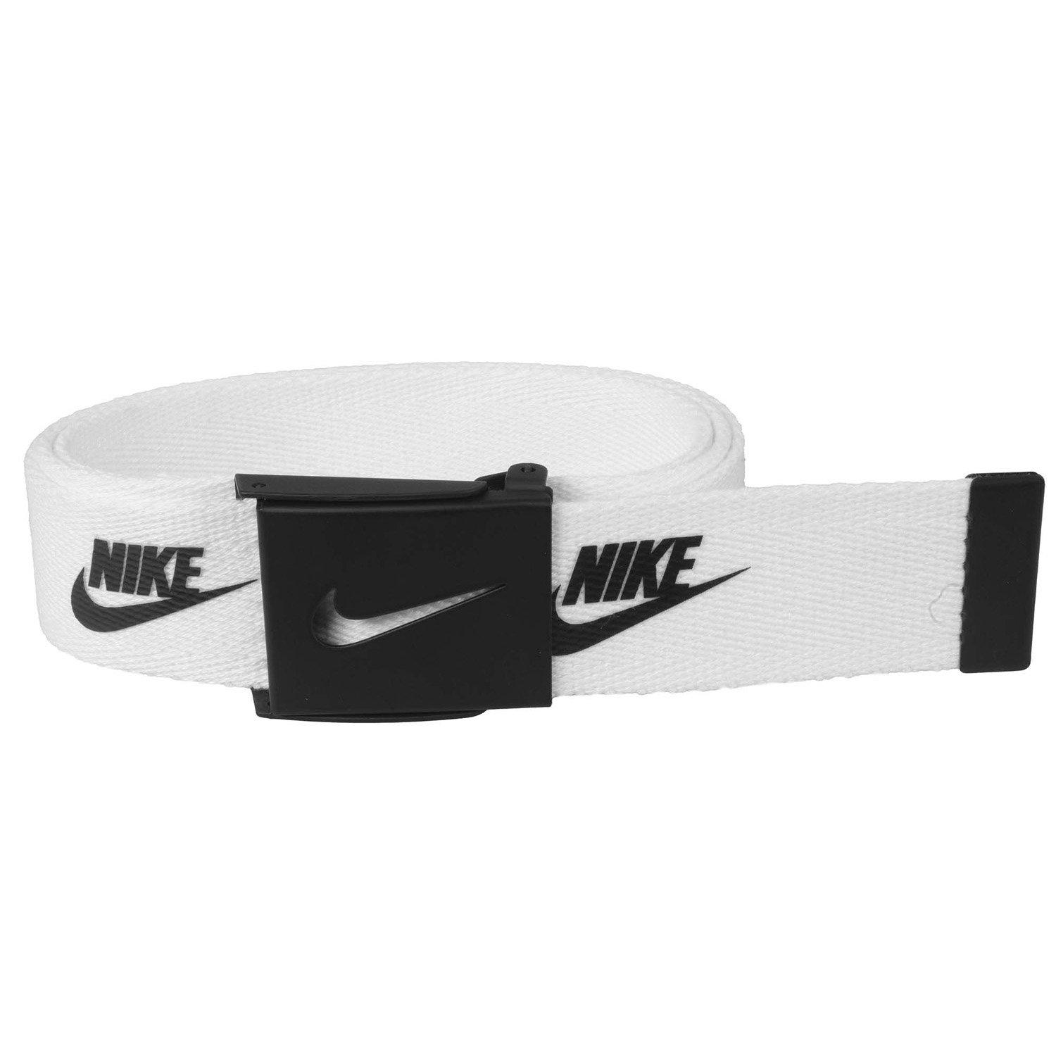 Nike Futura Web Golf Belt-White - WHITE Thumbnail View 1