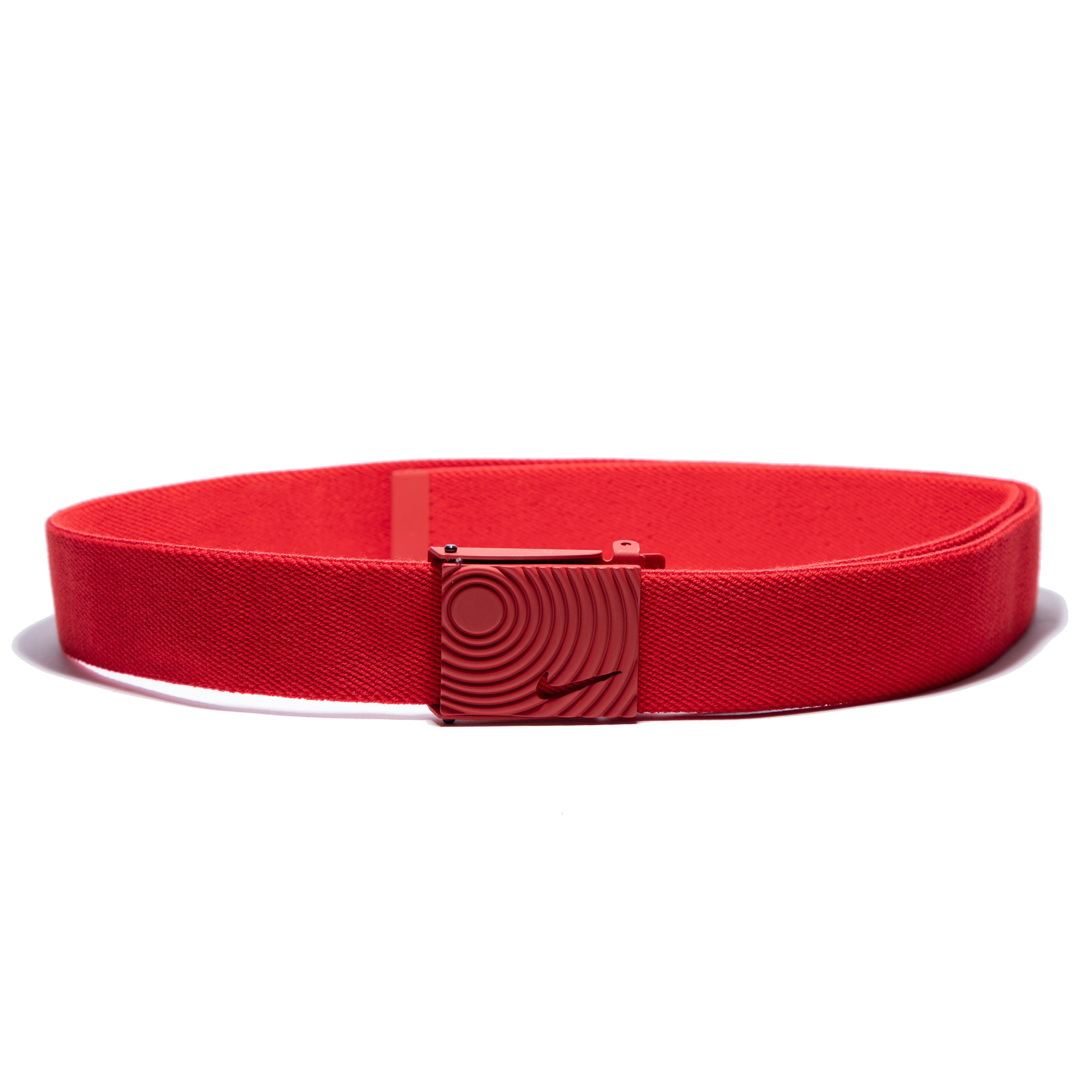 Nike AF1 Outsole Stretch Web Belt-Red - RED Thumbnail View 4