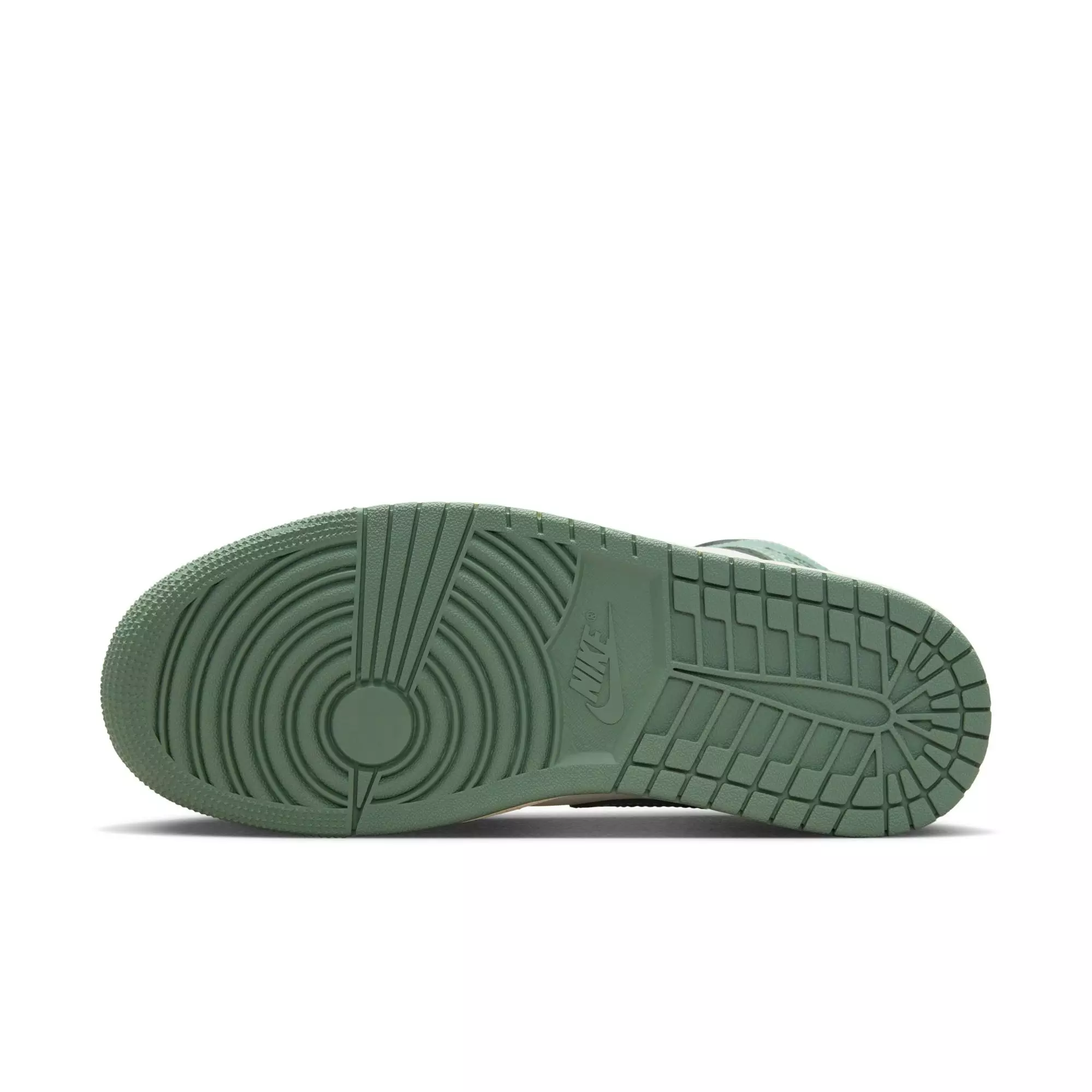 Jordan 1 Mid "Sail/Jade Smoke/Anthracite" Women's Shoe - DK GREEN