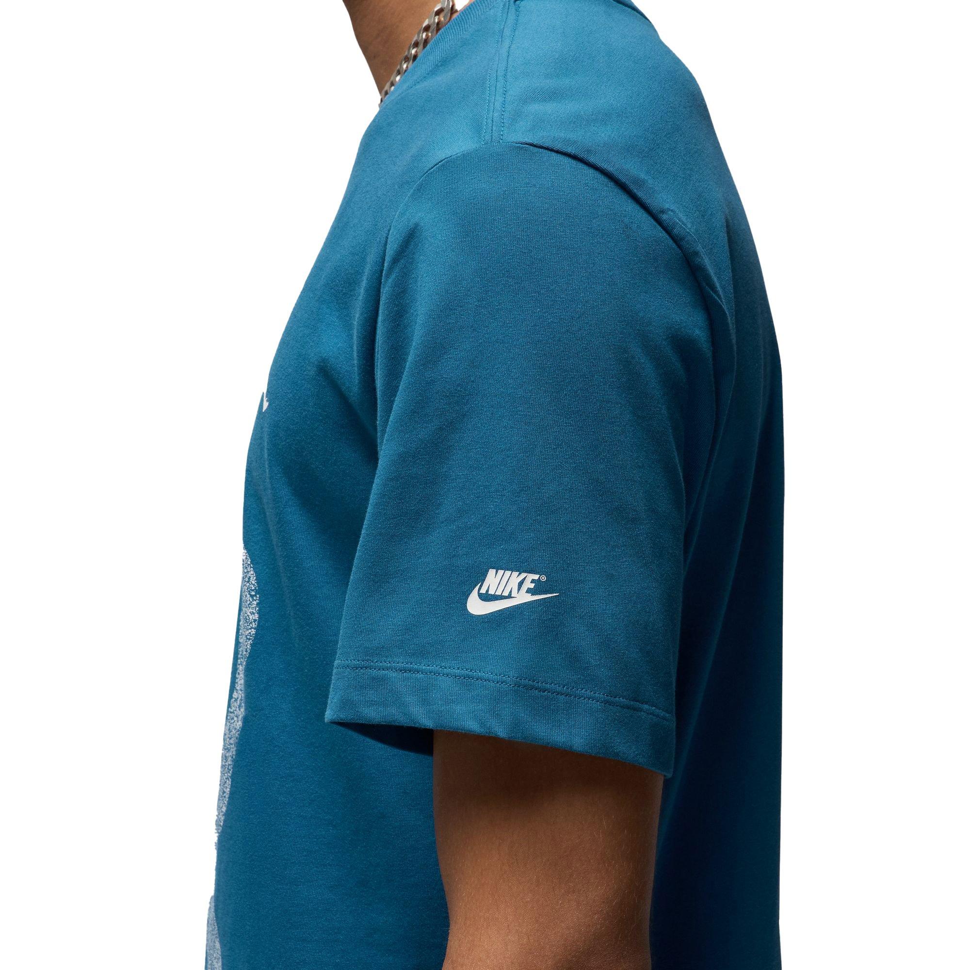 Jordan Men's Jumpman Graphic Tee - BLUE Thumbnail View 4