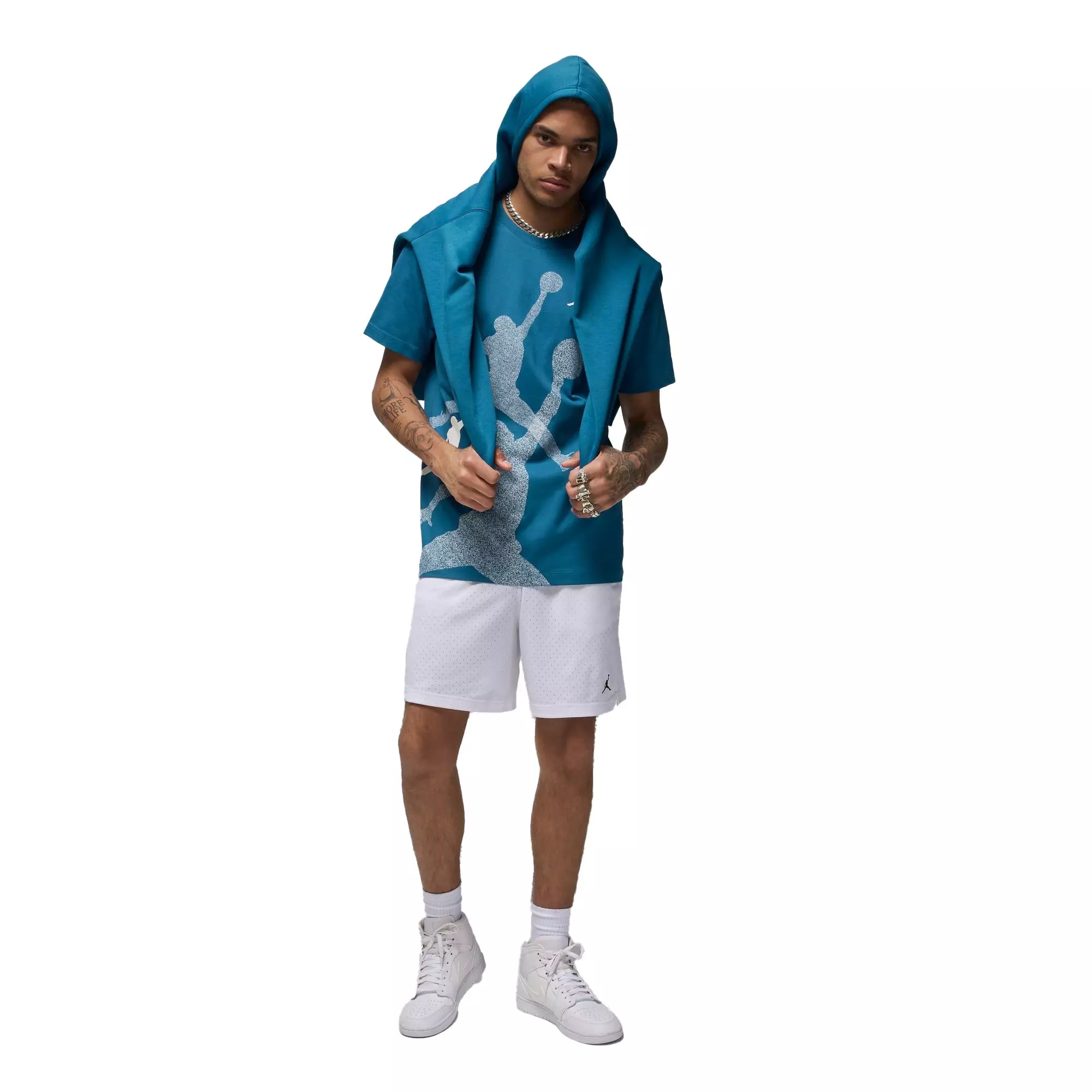 Jordan Men's Jumpman Graphic Tee - Blue - BLUE