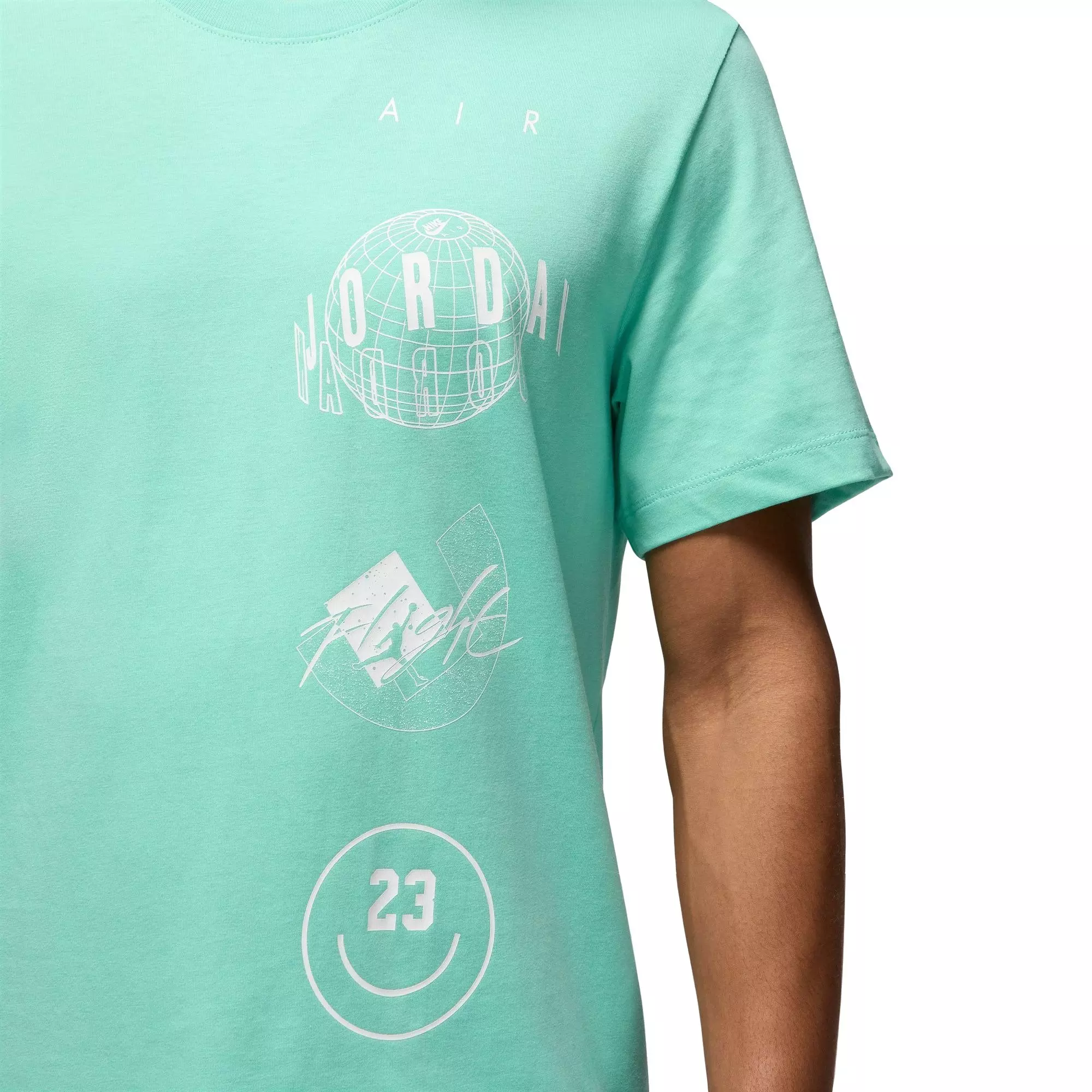 Jordan Men's Brand Logo Stack Tee - GREEN