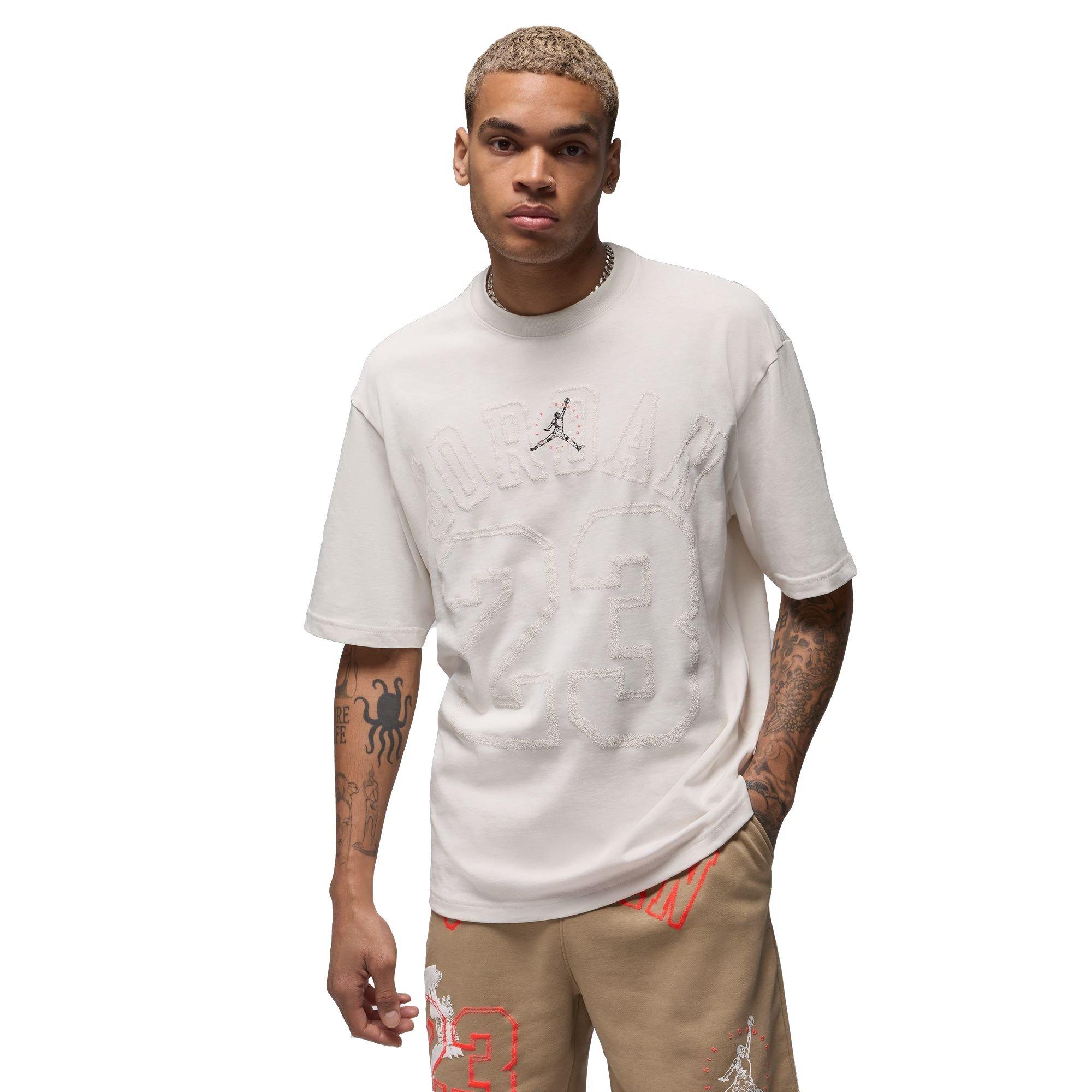 Jordan Men's Gel 1985 Tee - Phantom - KHAKI Thumbnail View 1