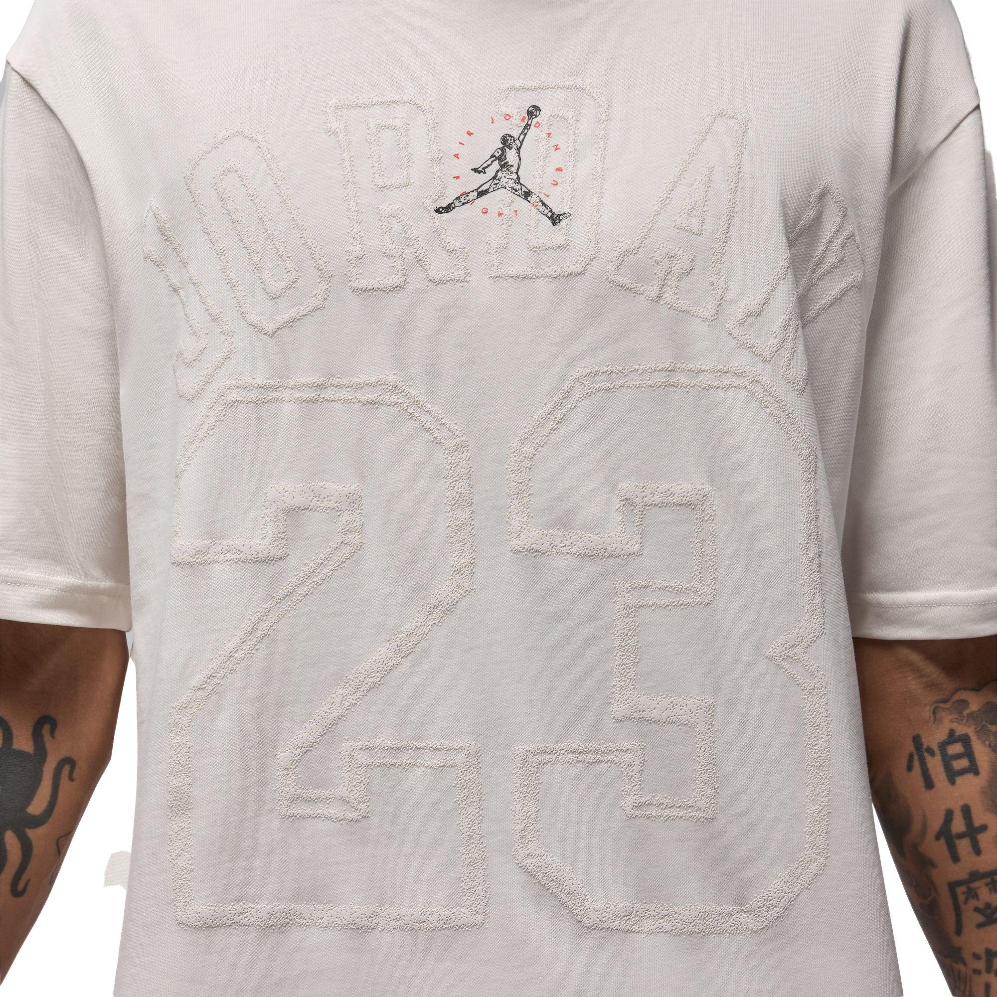 Jordan Men's Gel 1985 Tee - Phantom - KHAKI Thumbnail View 6