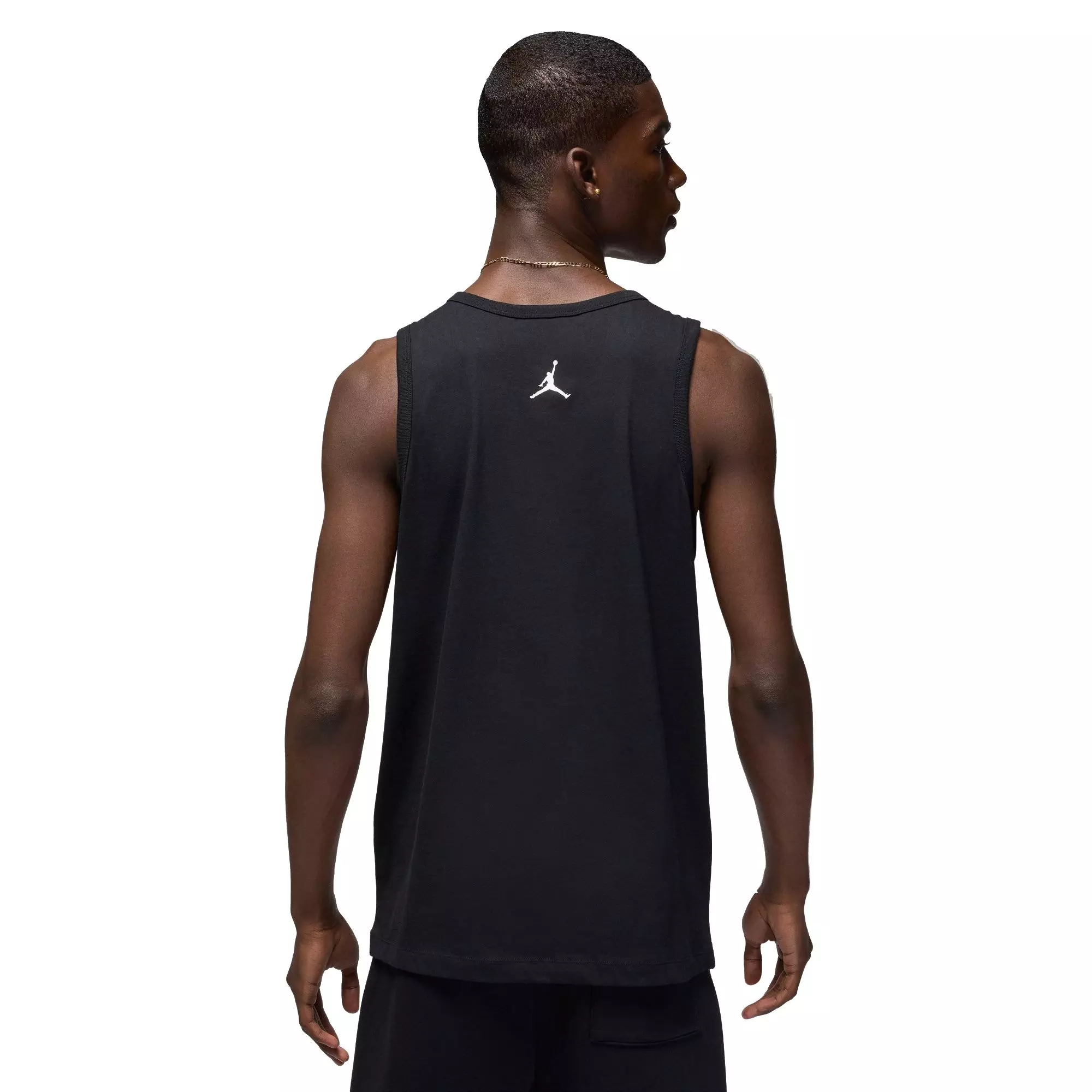 Jordan Men's Essential Graphic Tank - Black/White - BLACK/WHITE