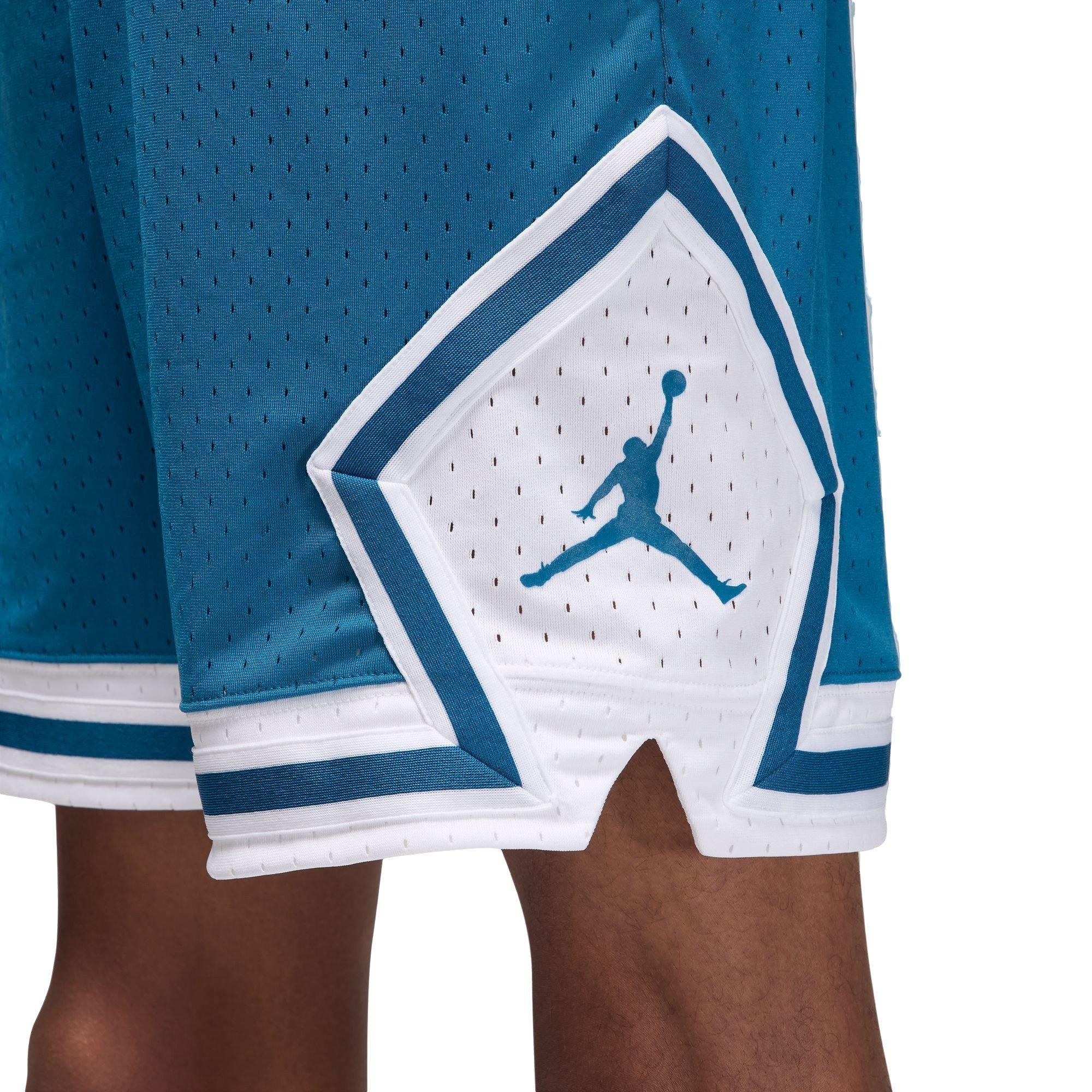 Jordan Men s Diamond Mesh Shorts Industrial Blue Hibbett