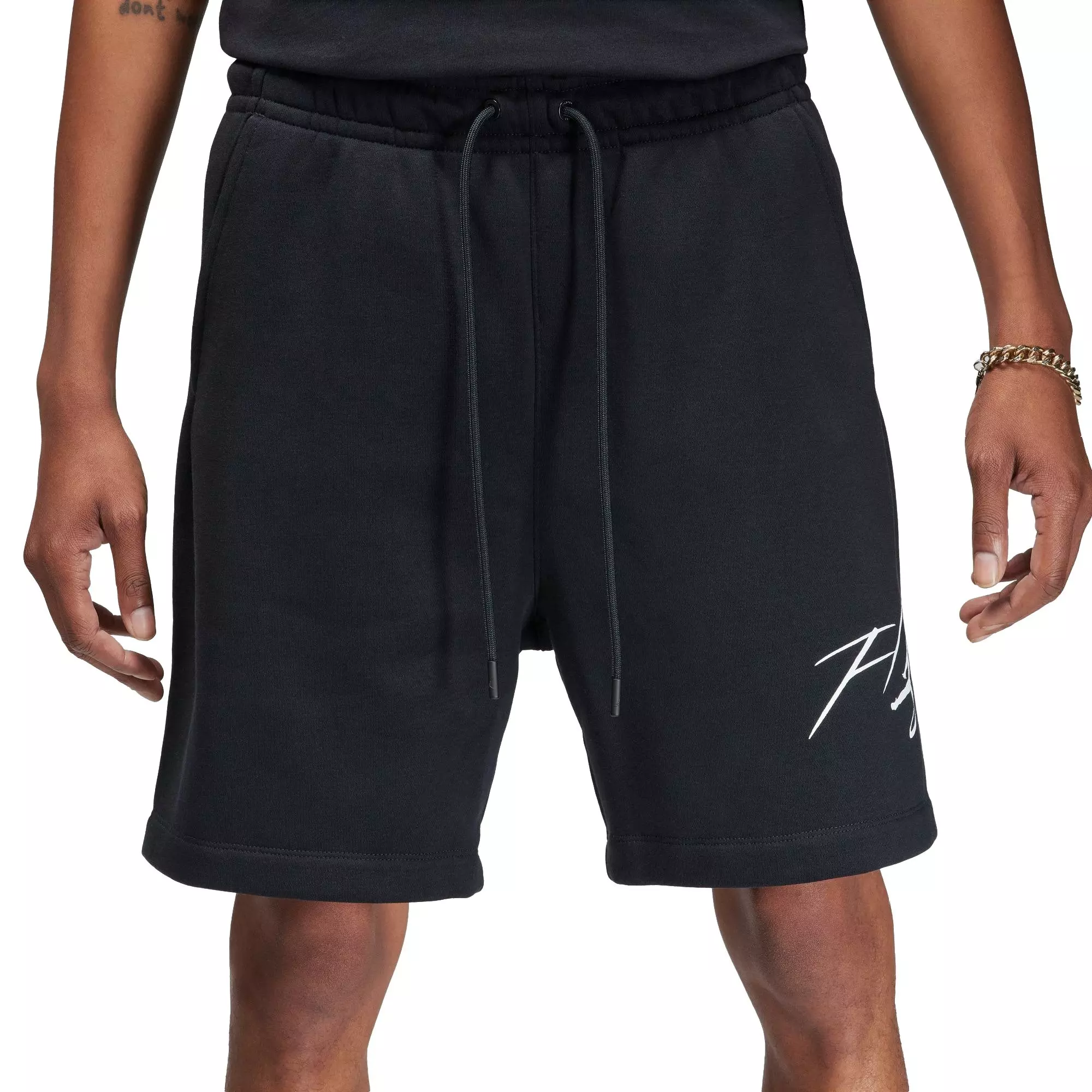 Jordan Men's Flight Brooklyn Fleece Shorts - Black - BLACK