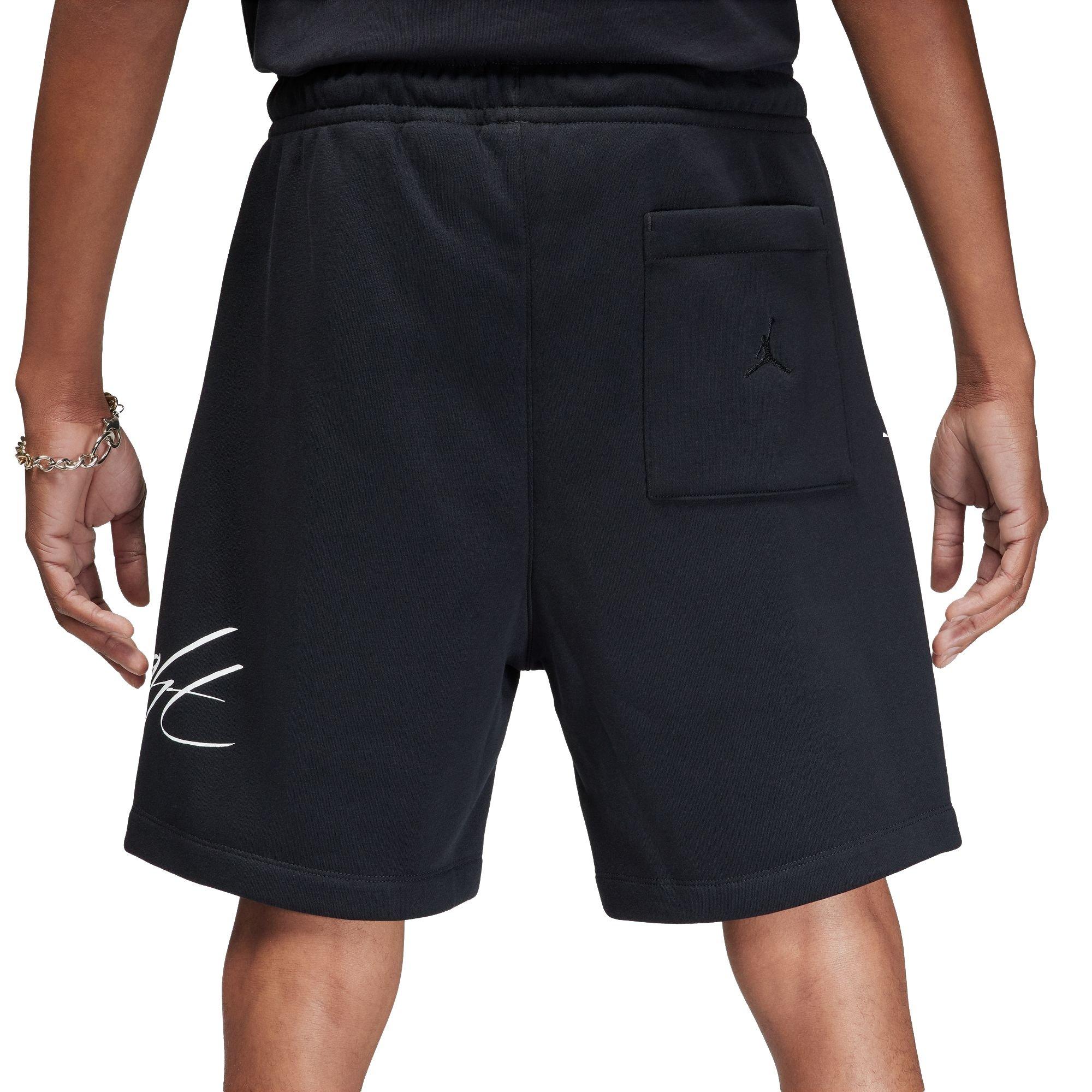 Jordan Men's Flight Brooklyn Fleece Shorts - Black - BLACK Thumbnail View 2