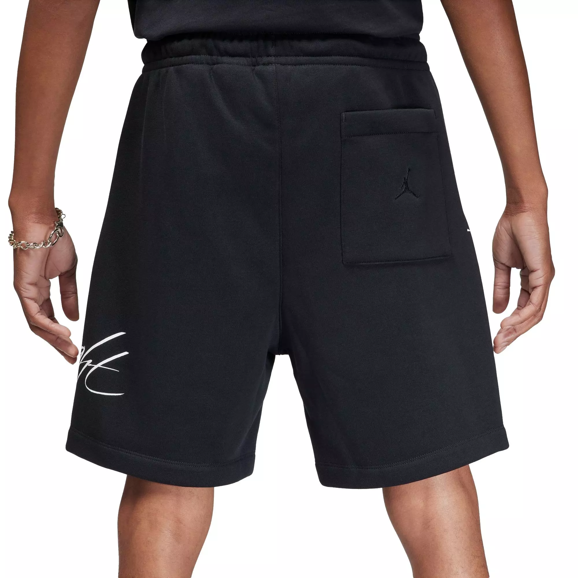 Jordan Men's Flight Brooklyn Fleece Shorts - Black - BLACK