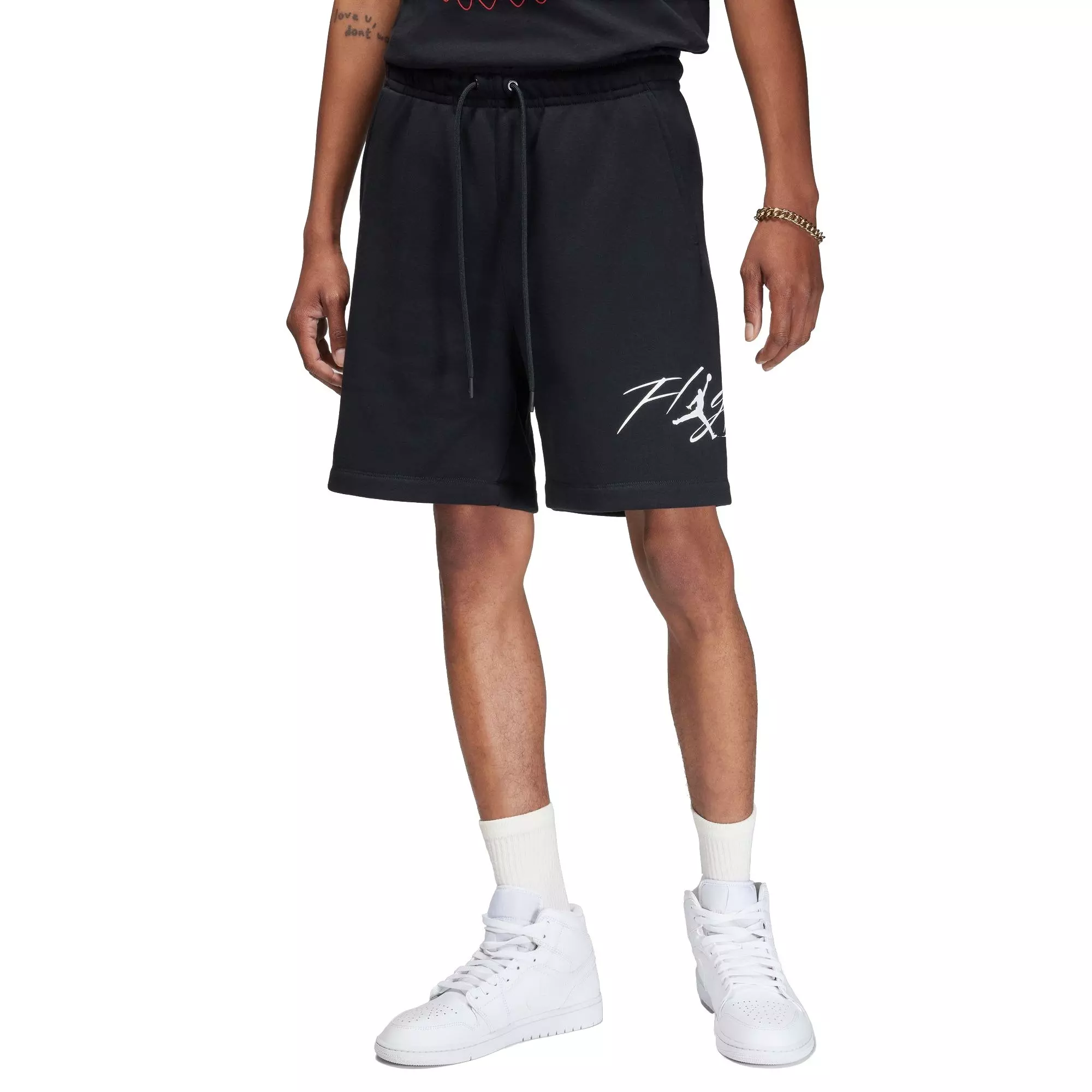 Jordan Men's Flight Brooklyn Fleece Shorts - Black - BLACK