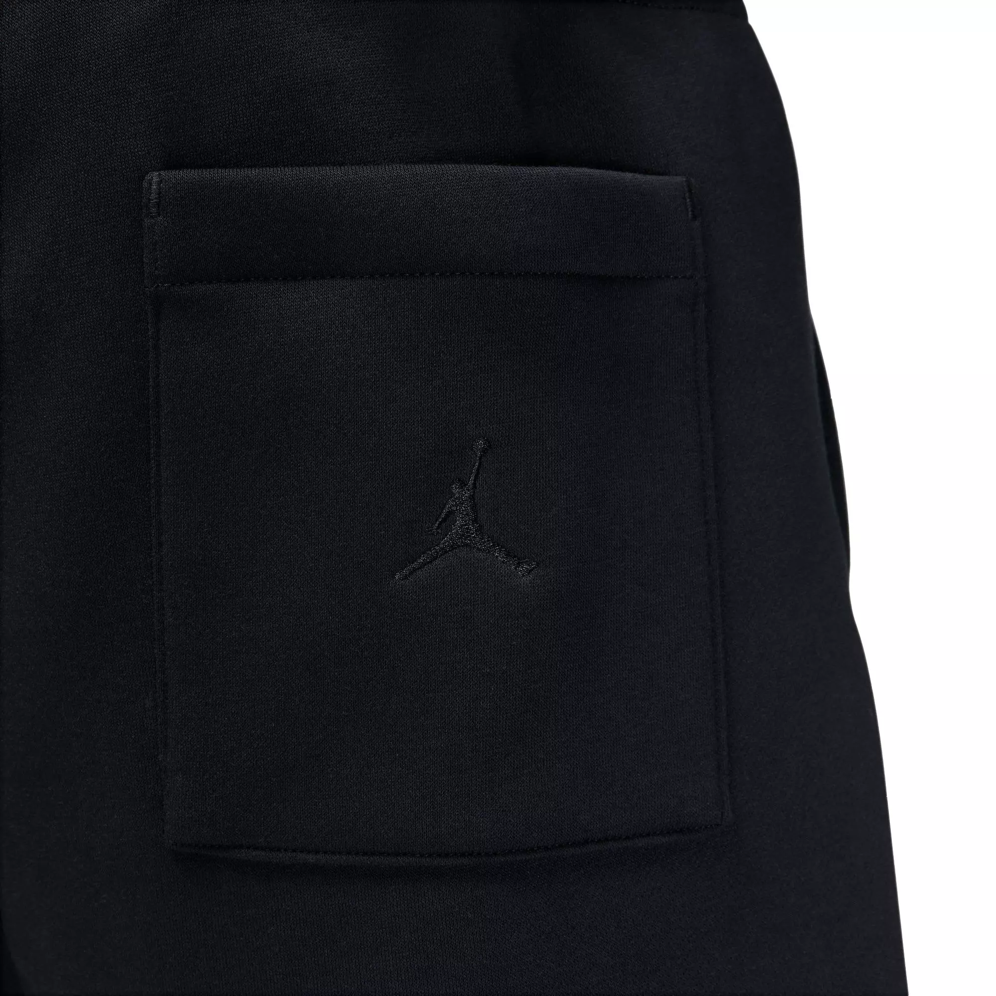 Jordan Men's Flight Brooklyn Fleece Shorts - Black - BLACK
