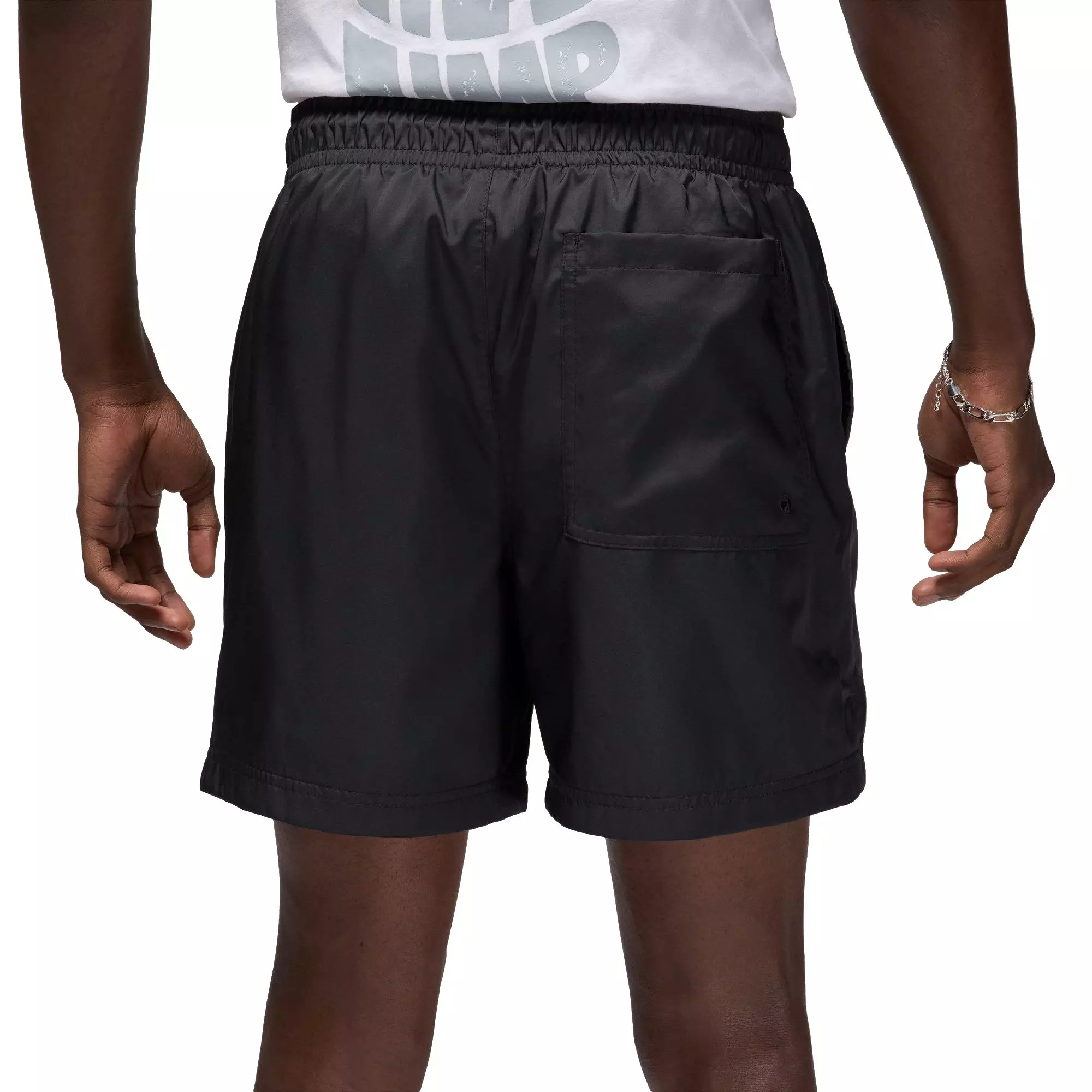 Jordan Men's 5-Inch Essentials Poolside Shorts - BLACK