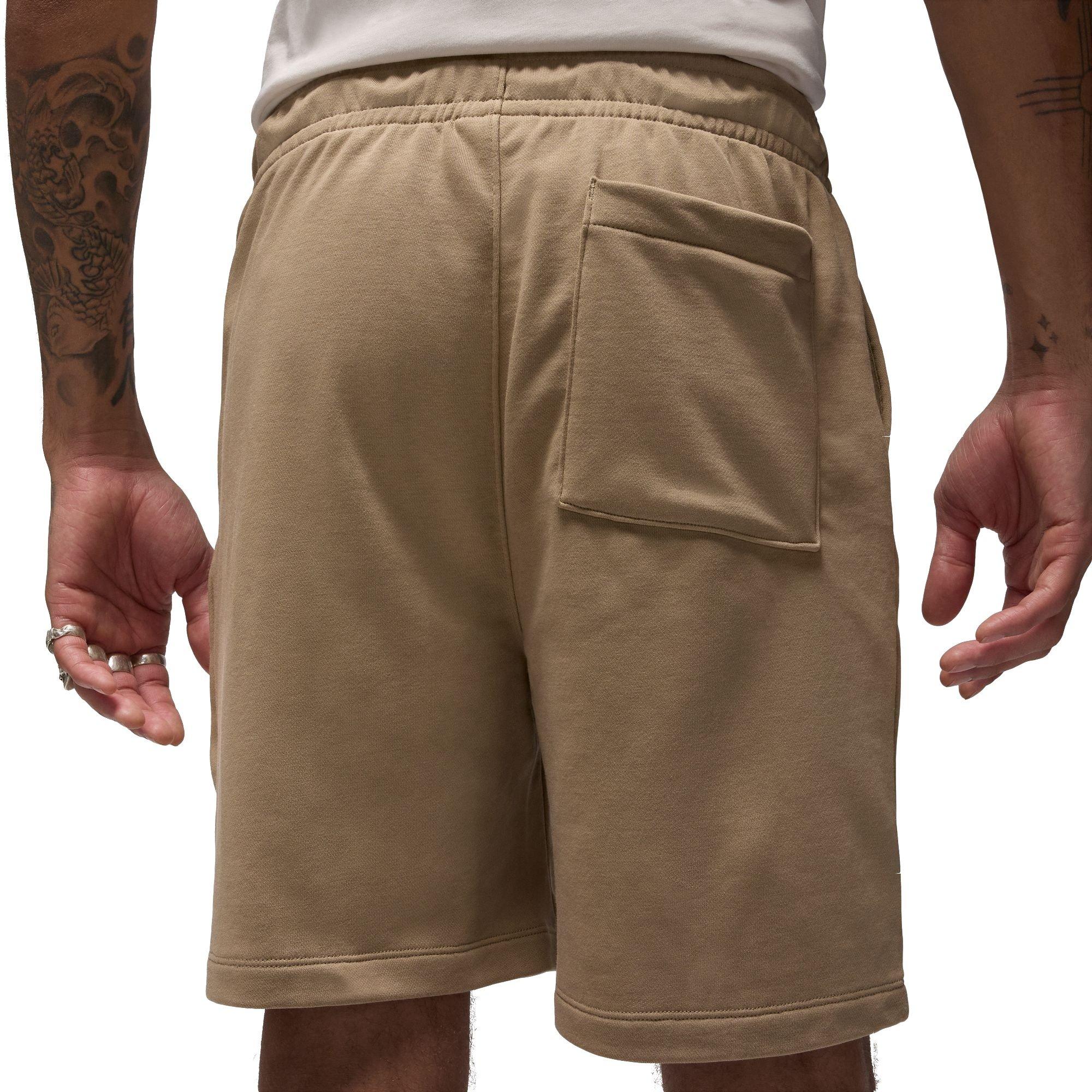 Jordan Men's Gel Fleece Shorts - Khaki - KHAKI Thumbnail View 2
