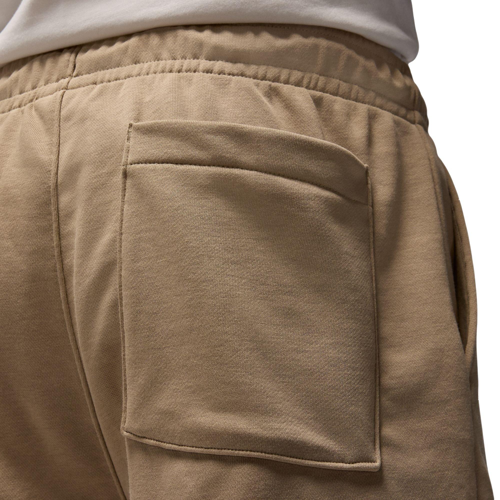Jordan Men's Gel Fleece Shorts - Khaki - KHAKI Thumbnail View 5