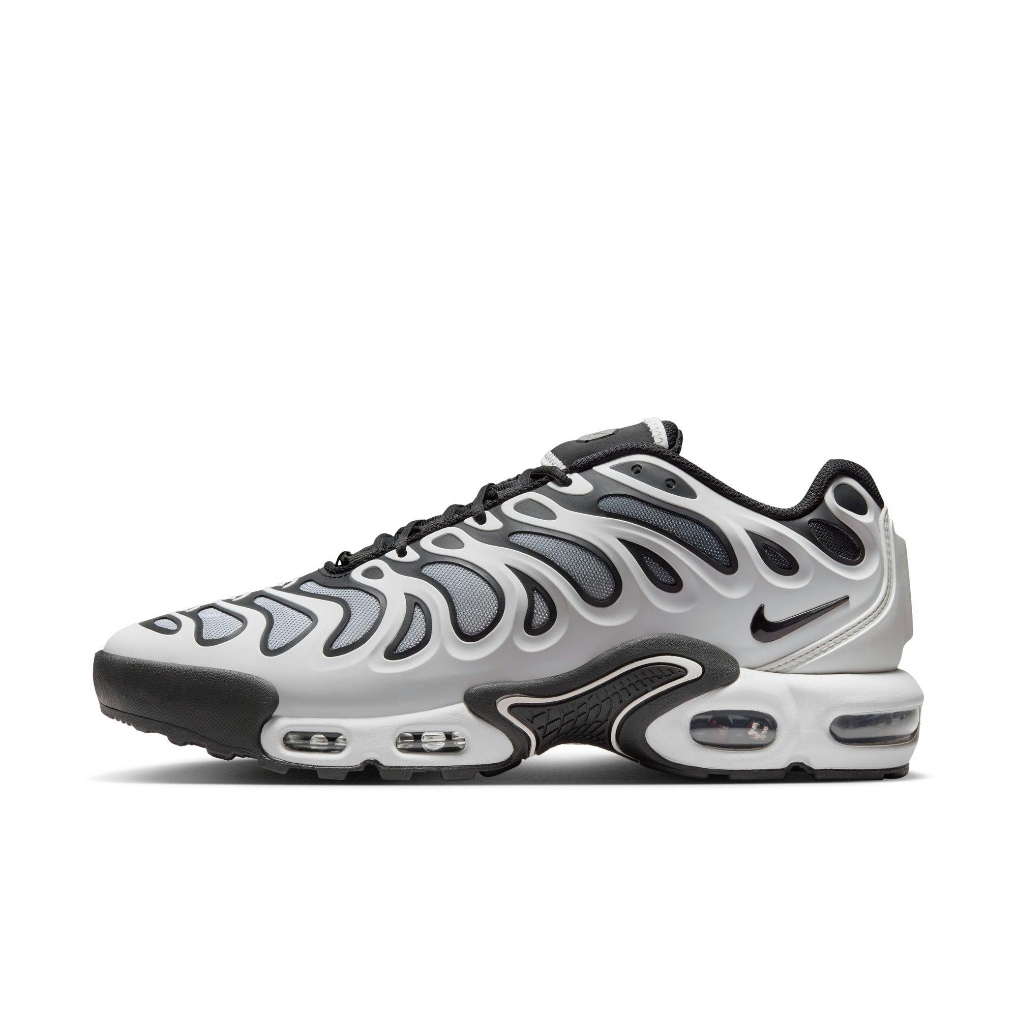 Nike Air Max Plus Drift "White/Black/Metallic Silver" Men's Shoe - WHITE/BLACK Thumbnail View 3