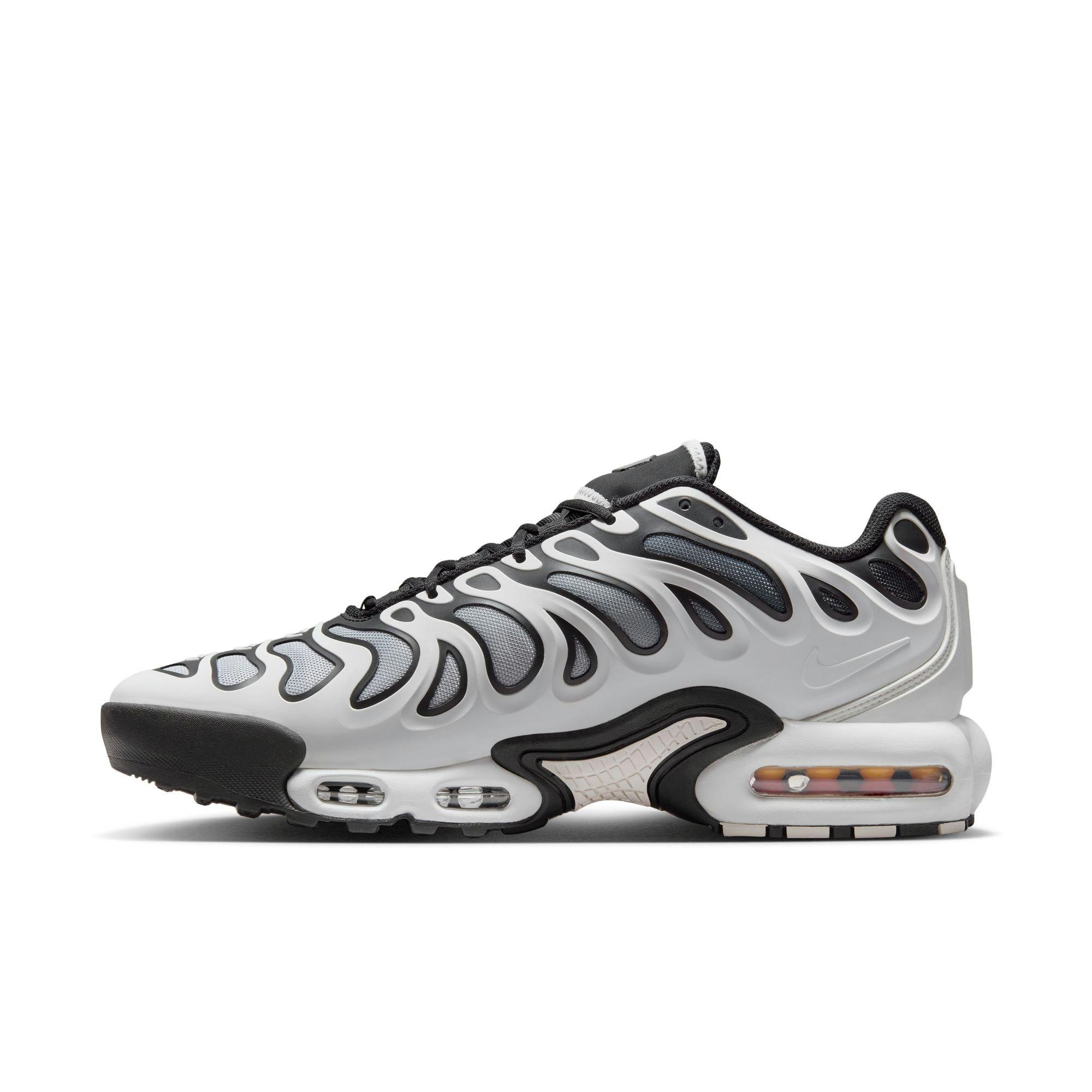 Nike Air Max Plus Drift "White/Black/Metallic Silver" Men's Shoe - WHITE/BLACK Thumbnail View 4