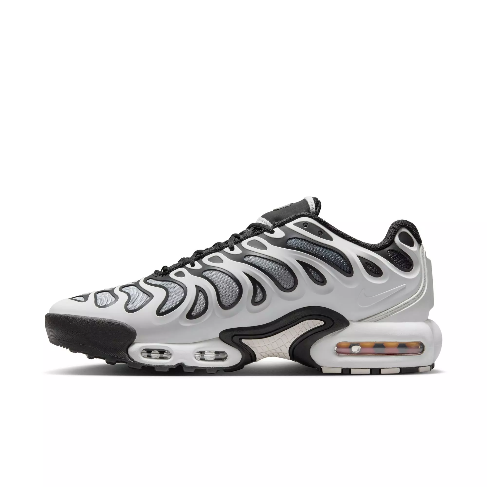 Nike Air Max Plus Drift "White/Black/Metallic Silver" Men's Shoe - WHITE/BLACK