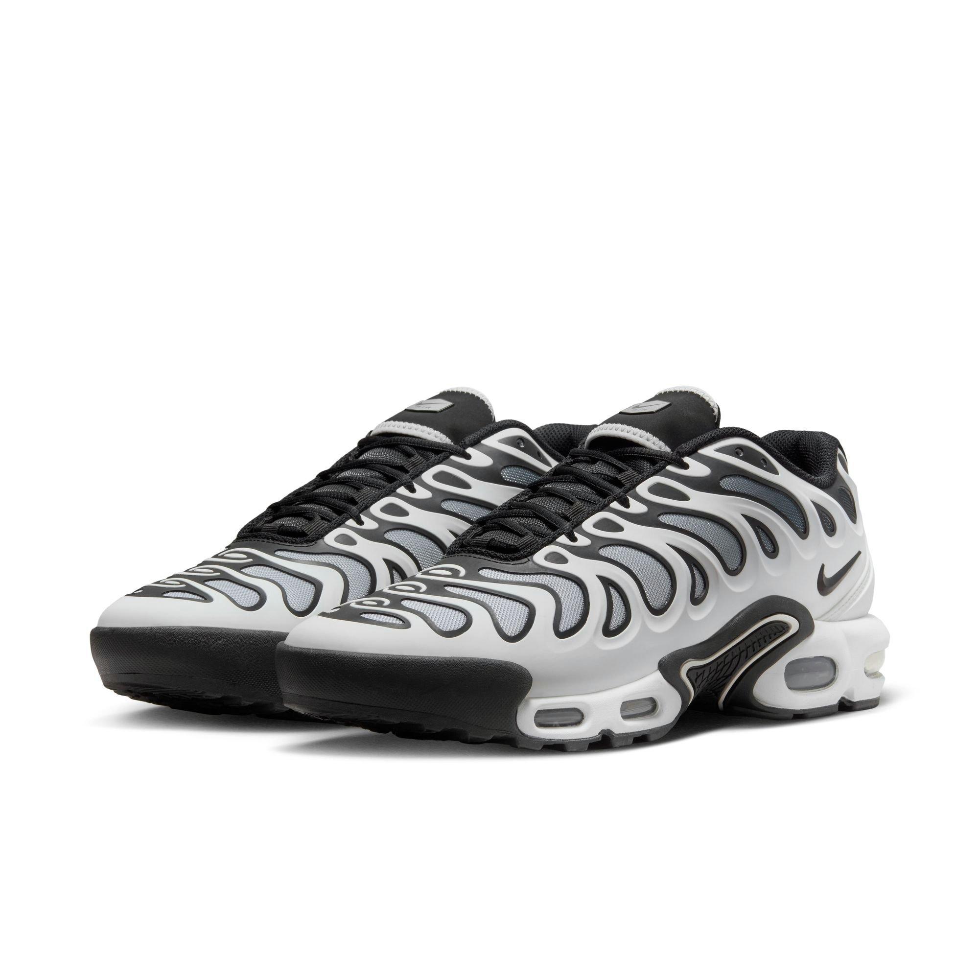 Nike Air Max Plus Drift "White/Black/Metallic Silver" Men's Shoe - WHITE/BLACK Thumbnail View 6