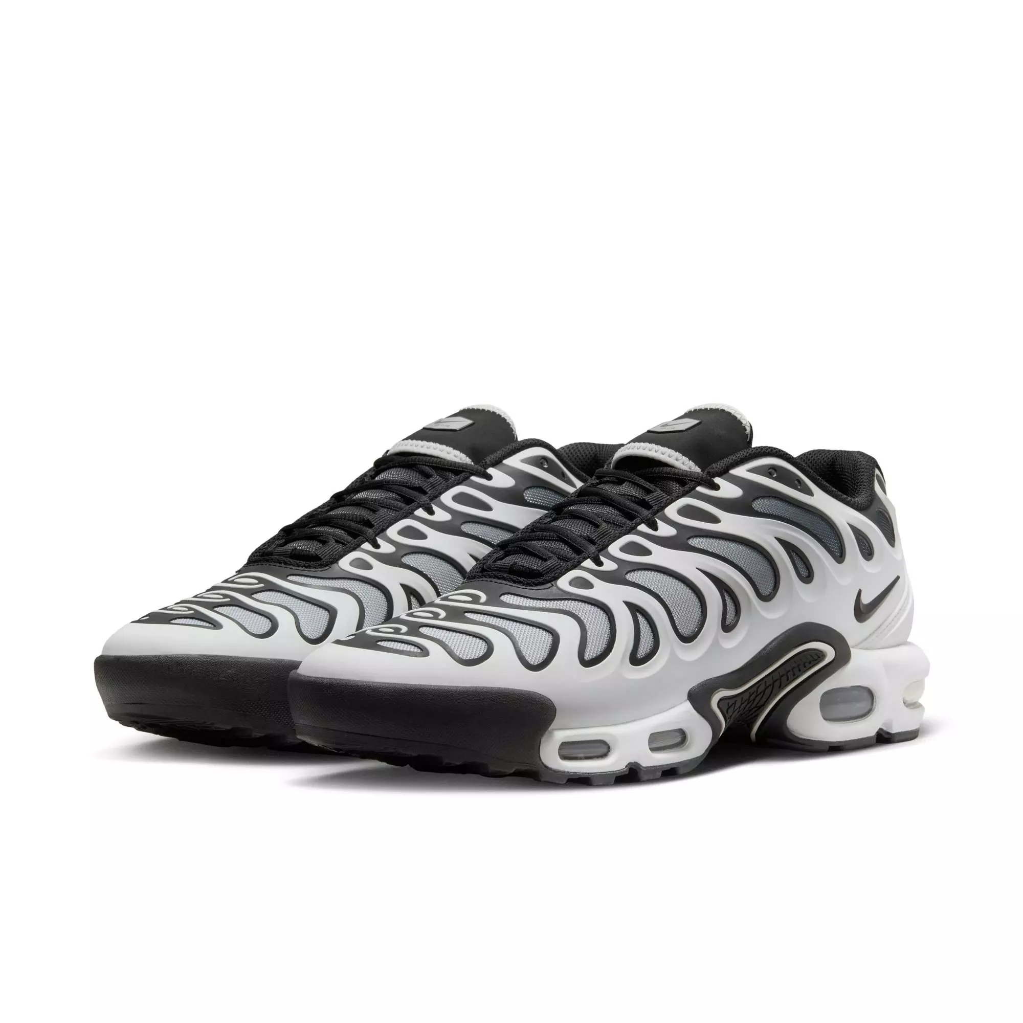 Nike Air Max Plus Drift "White/Black/Metallic Silver" Men's Shoe - WHITE/BLACK
