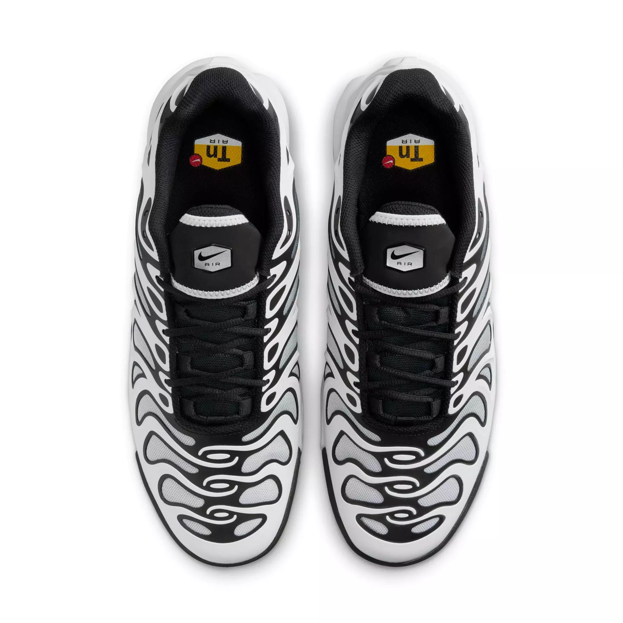 Nike Air Max Plus Drift "White/Black/Metallic Silver" Men's Shoe - WHITE/BLACK