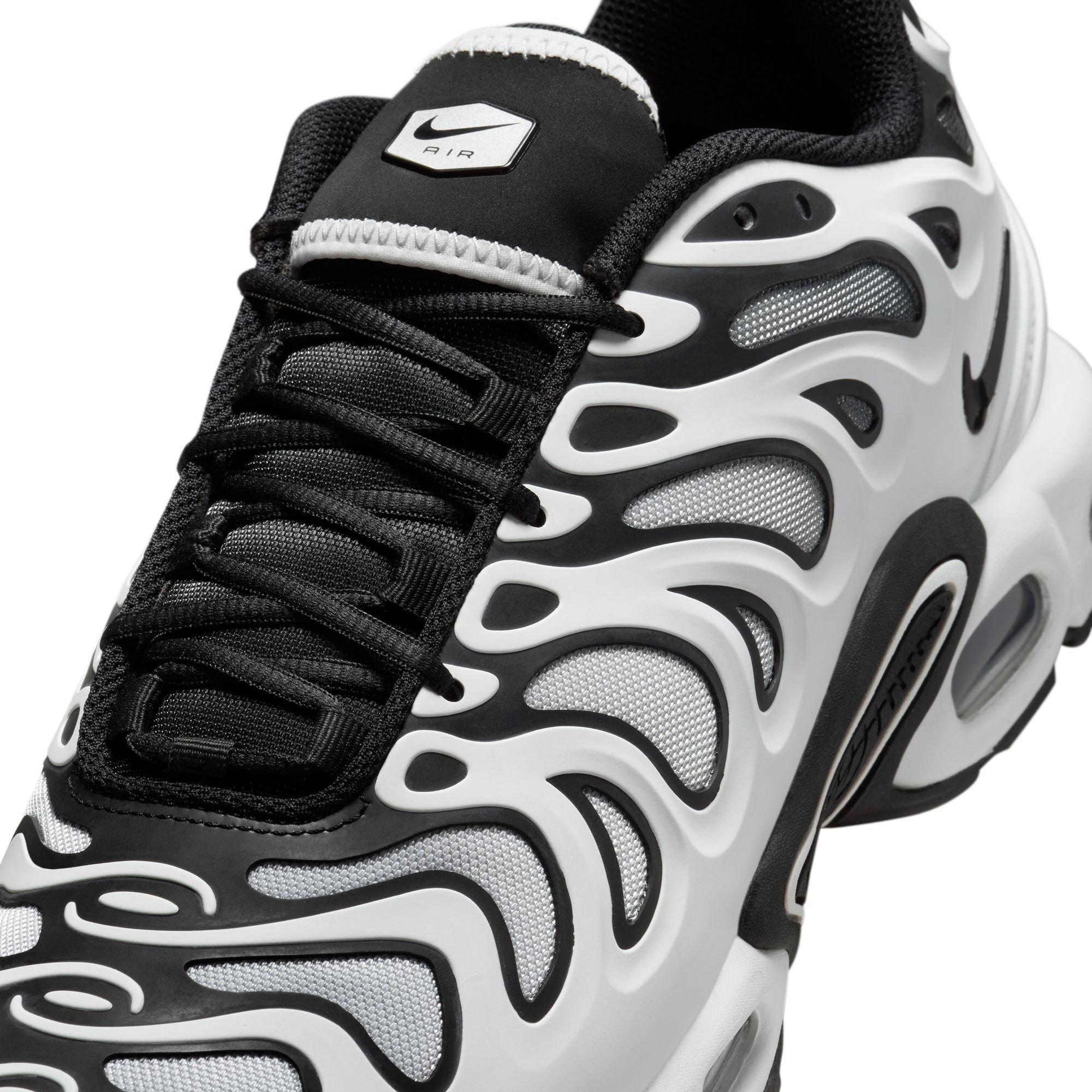 Nike Air Max Plus Drift "White/Black/Metallic Silver" Men's Shoe - WHITE/BLACK Thumbnail View 9